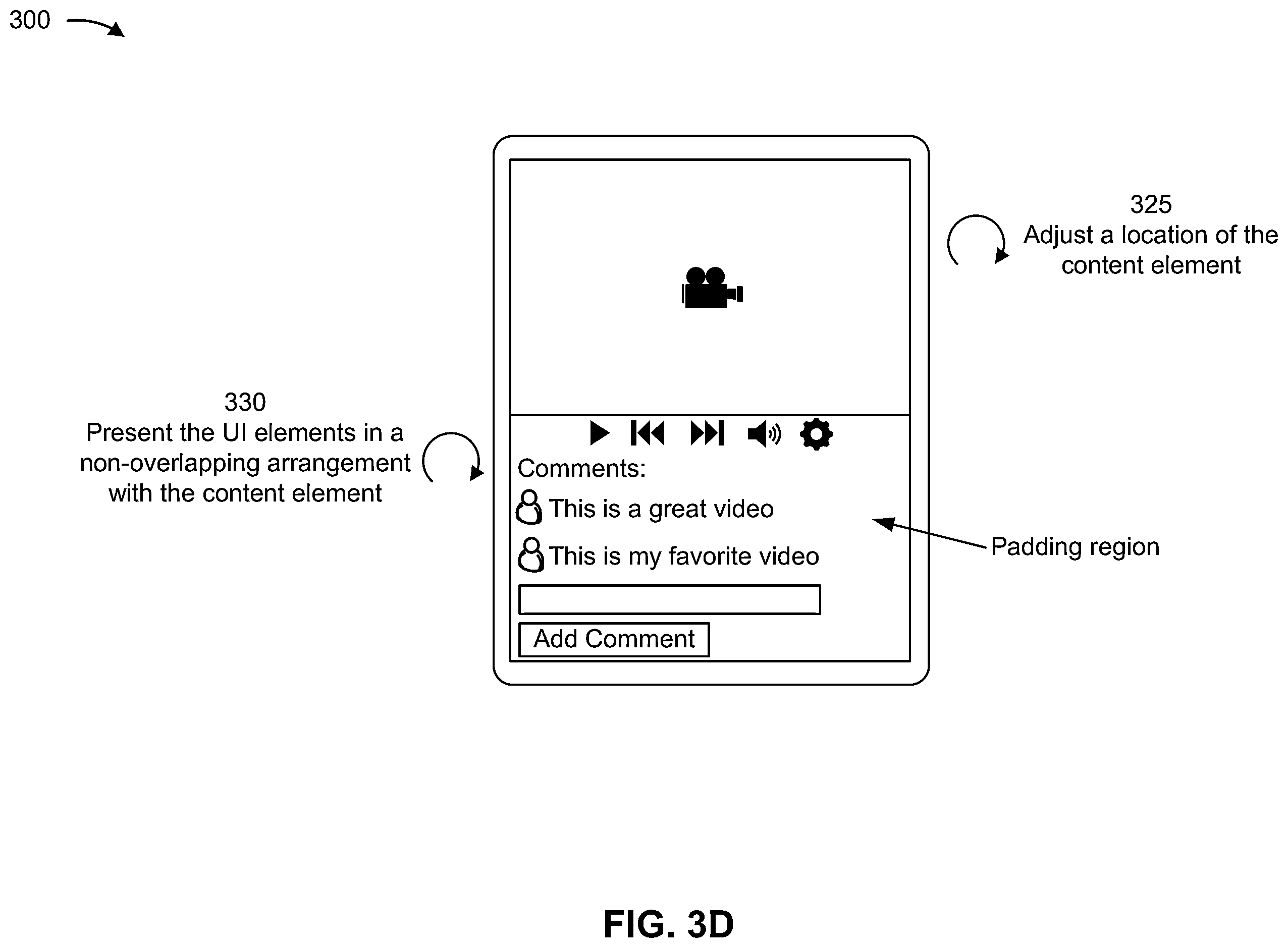 Patent US12579920 Figure 6 – Adapting a user interface responsive to screen size adjustment