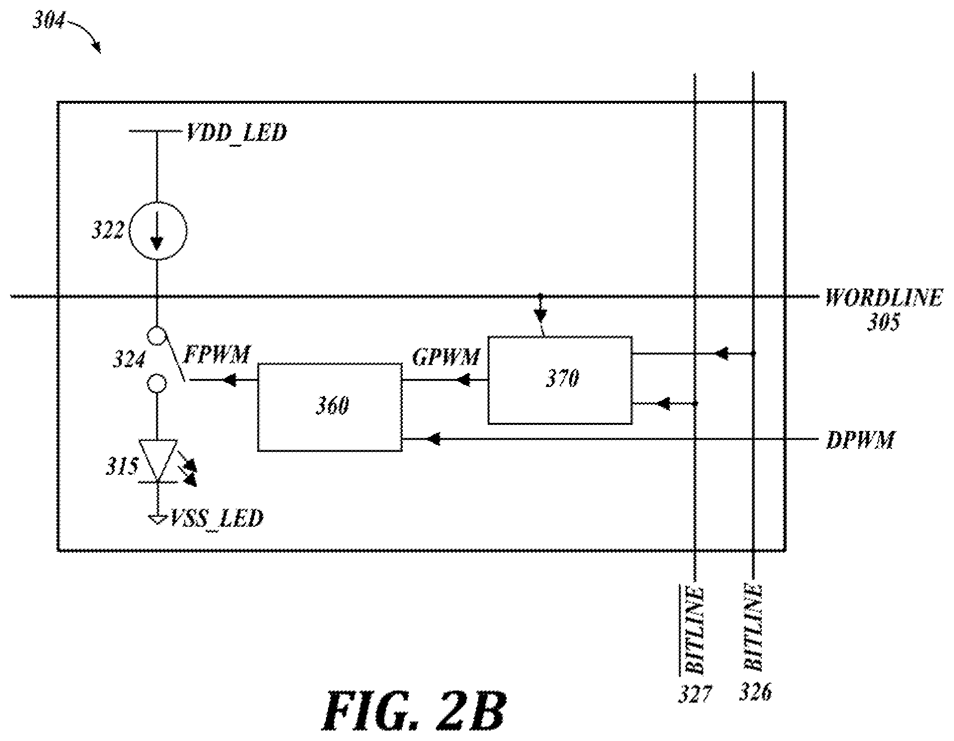 Patent US12579923 Figure 8 – Method to implement global dimming for microled display