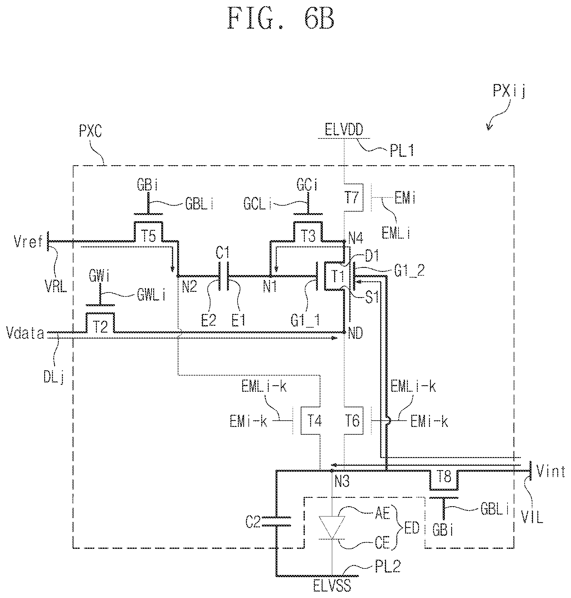 Patent US12579926 Figure 8 – Display device