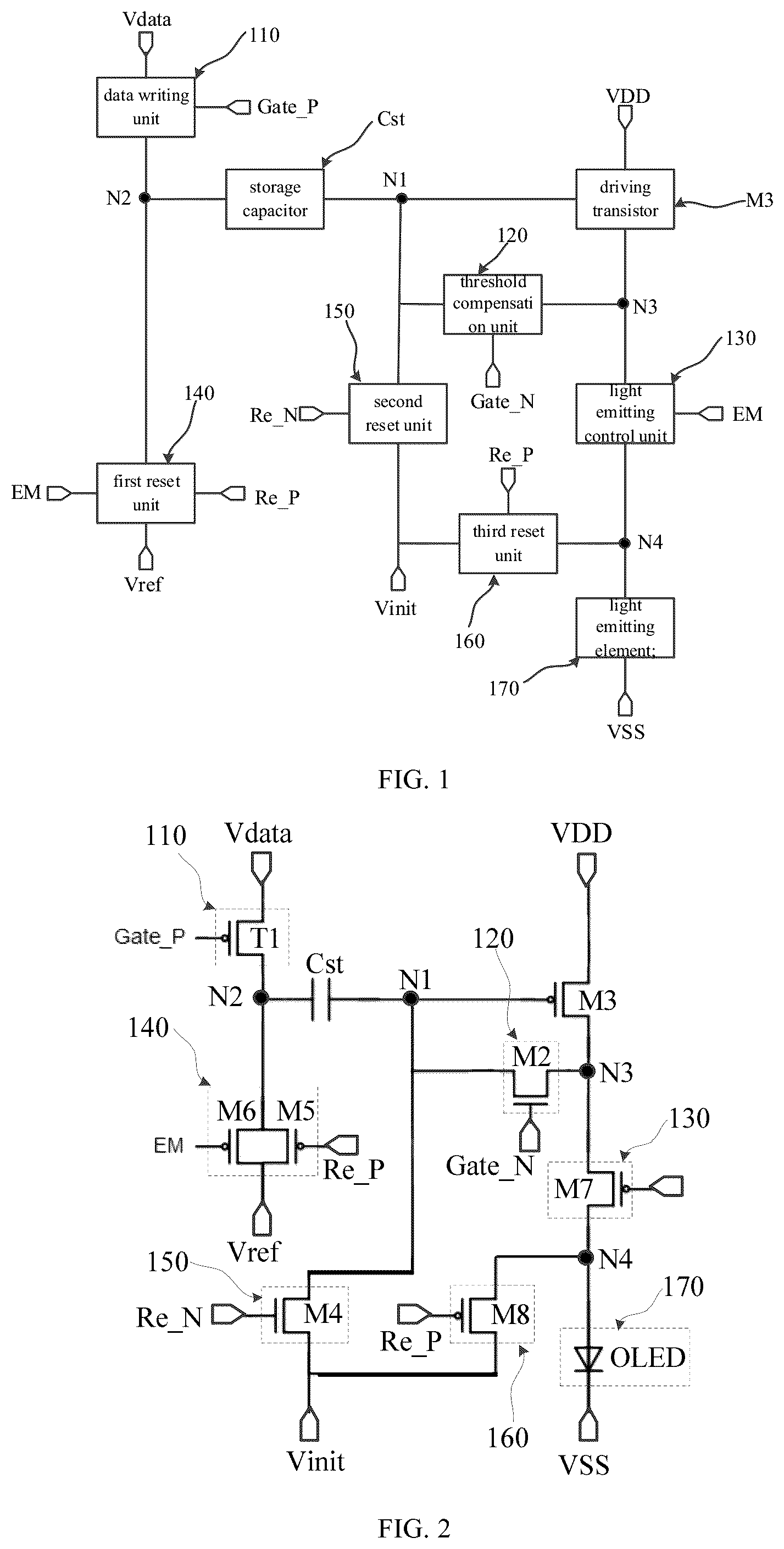 Patent US12579941 Figure 1 – Pixel driving circuit and display panel