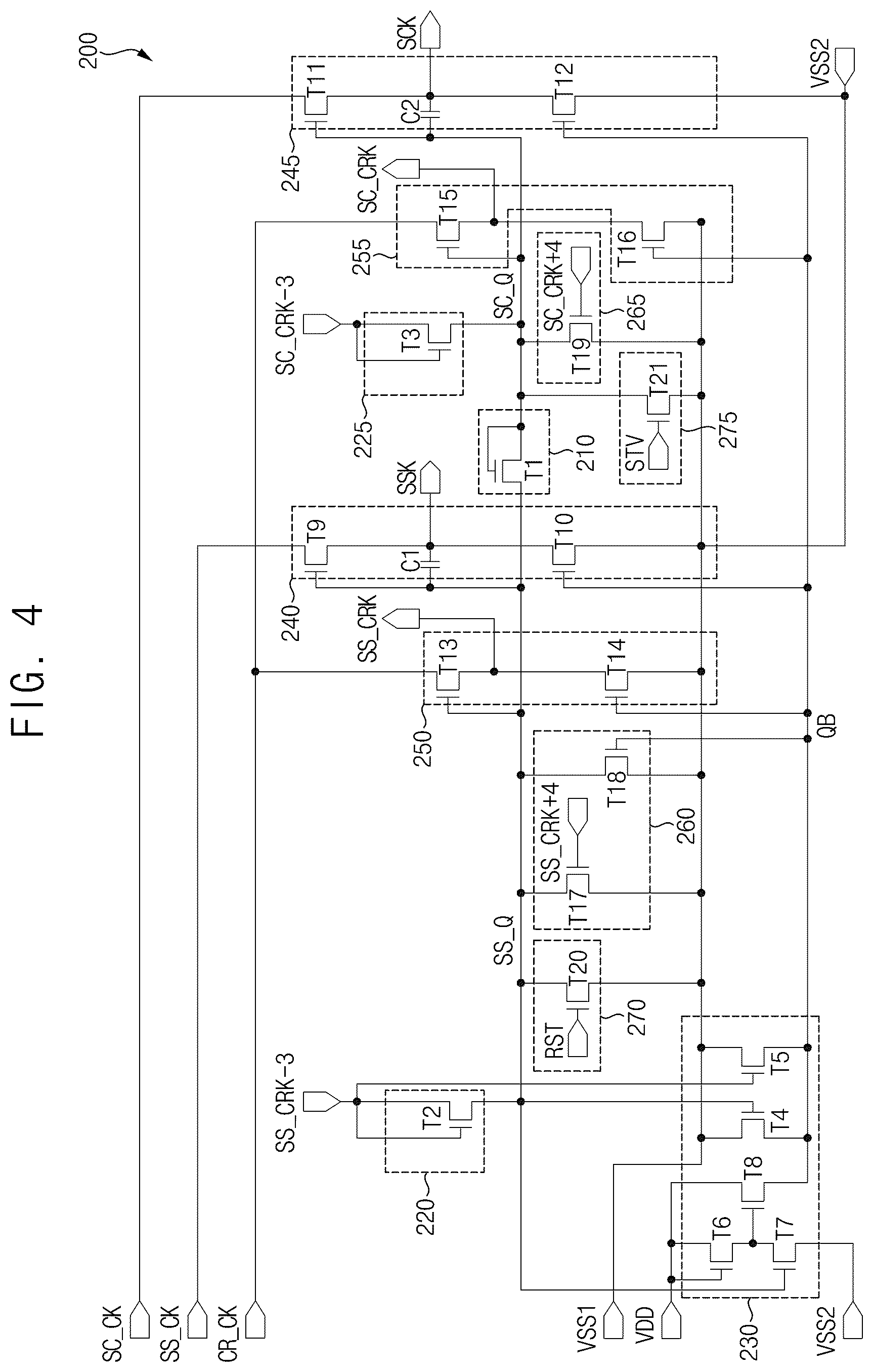 Patent US12579946 Figure 4 – Gate driver and display device