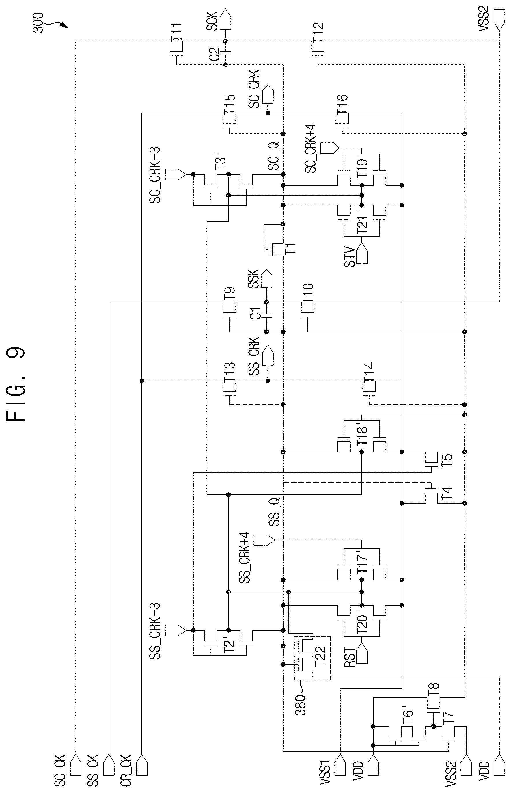 Patent US12579946 Figure 9 – Gate driver and display device