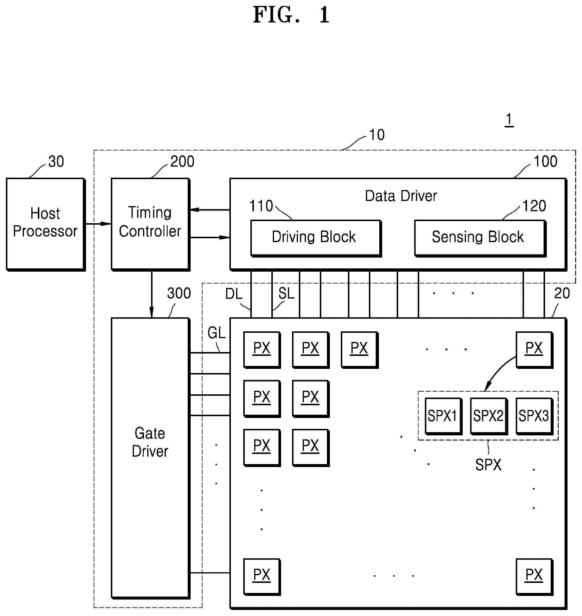 Patent US12579948 Figure 1 – Data driver and display device including the same