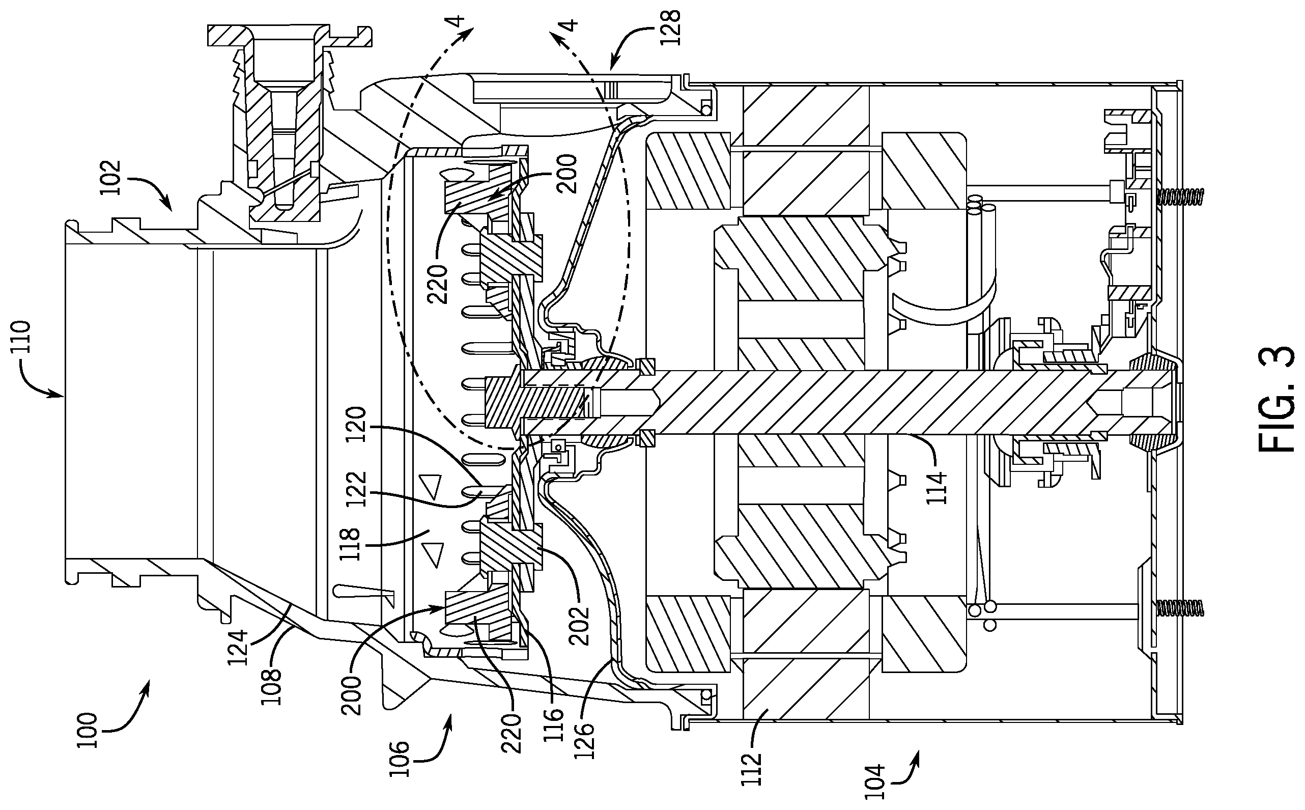 Patent US12579963 Figure 2 – Sound dampening swiveling lugs for waste disposer