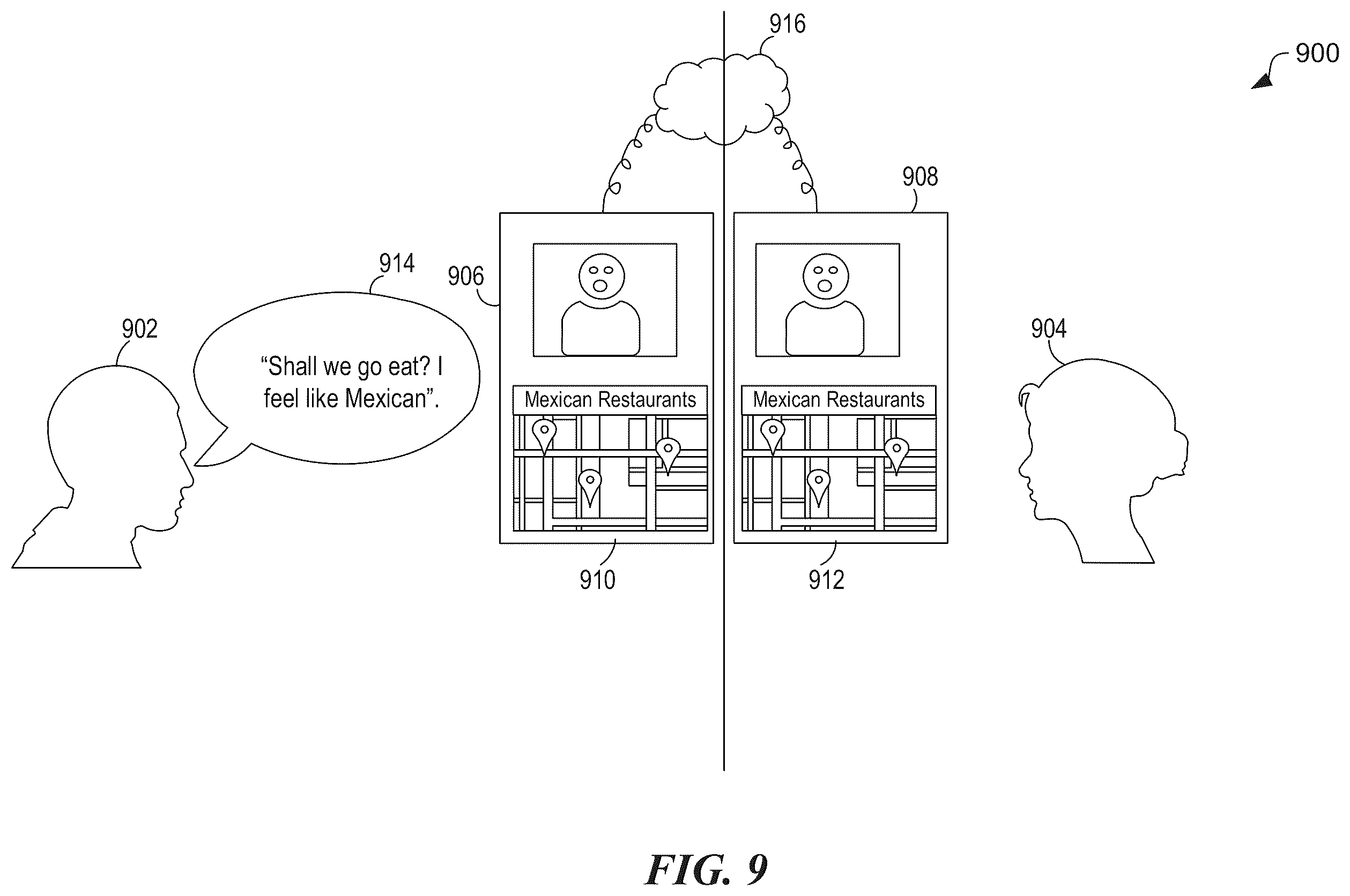 Patent US12579994 Figure 16 – Automated conversation content items from natural language