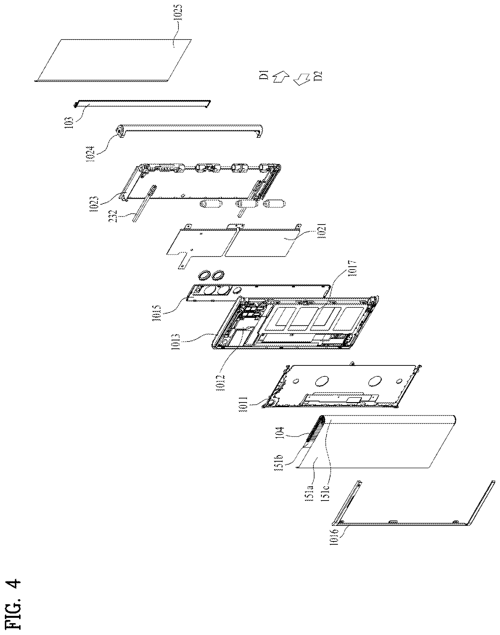 Patent US12581000 Figure 4 – Mobile terminal