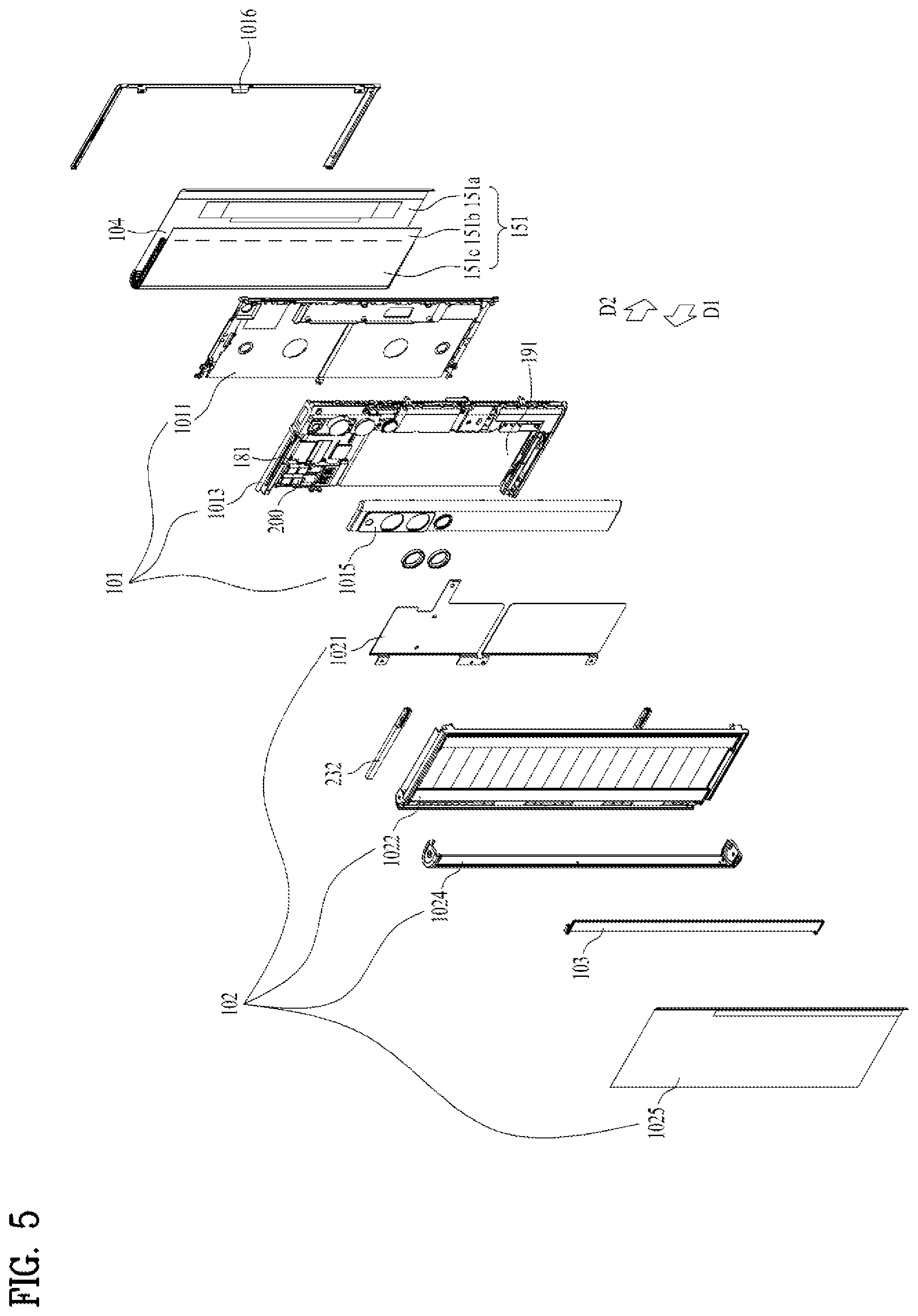 Patent US12581000 Figure 5 – Mobile terminal