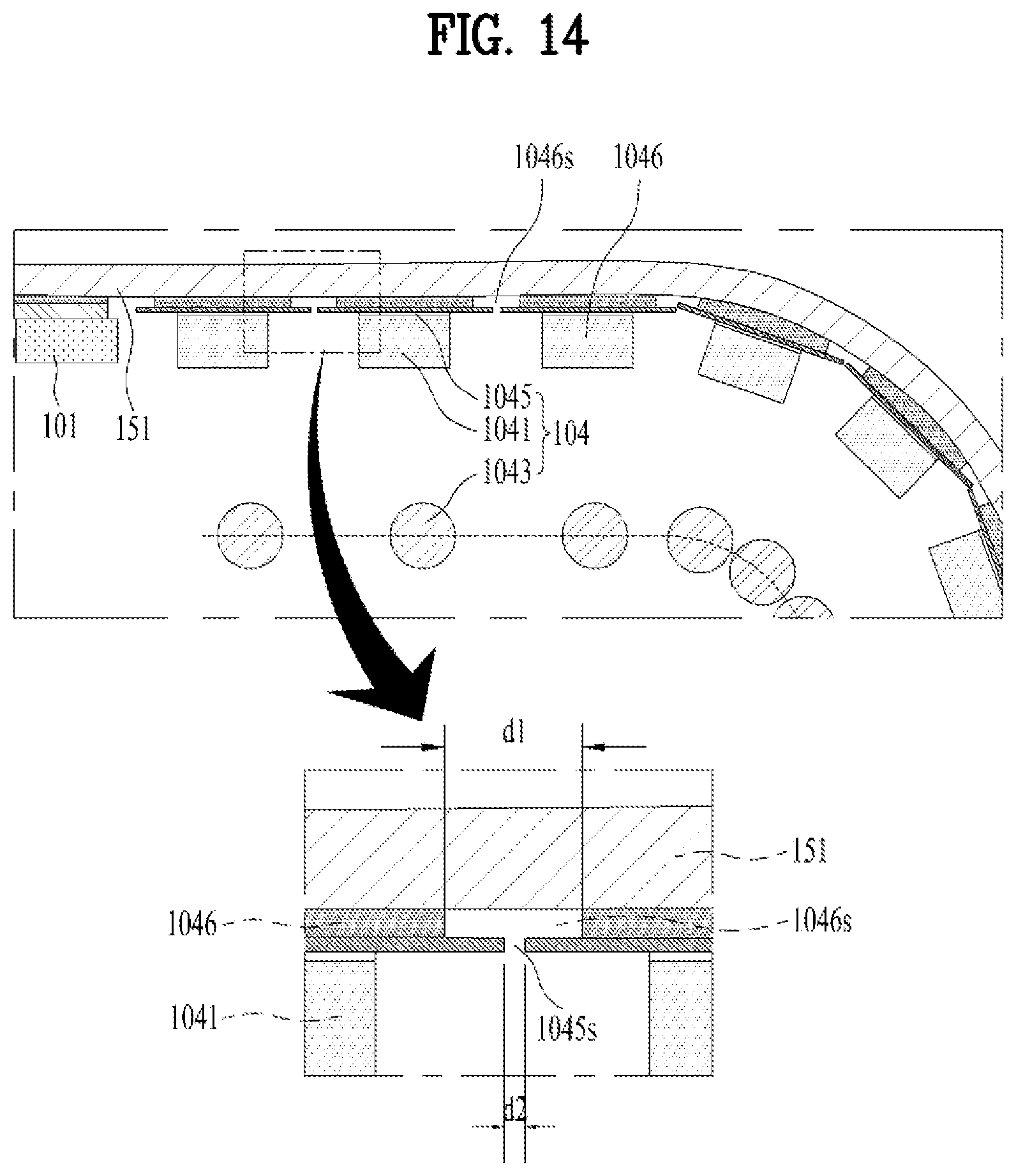 Patent US12581000 Figure 14 – Mobile terminal