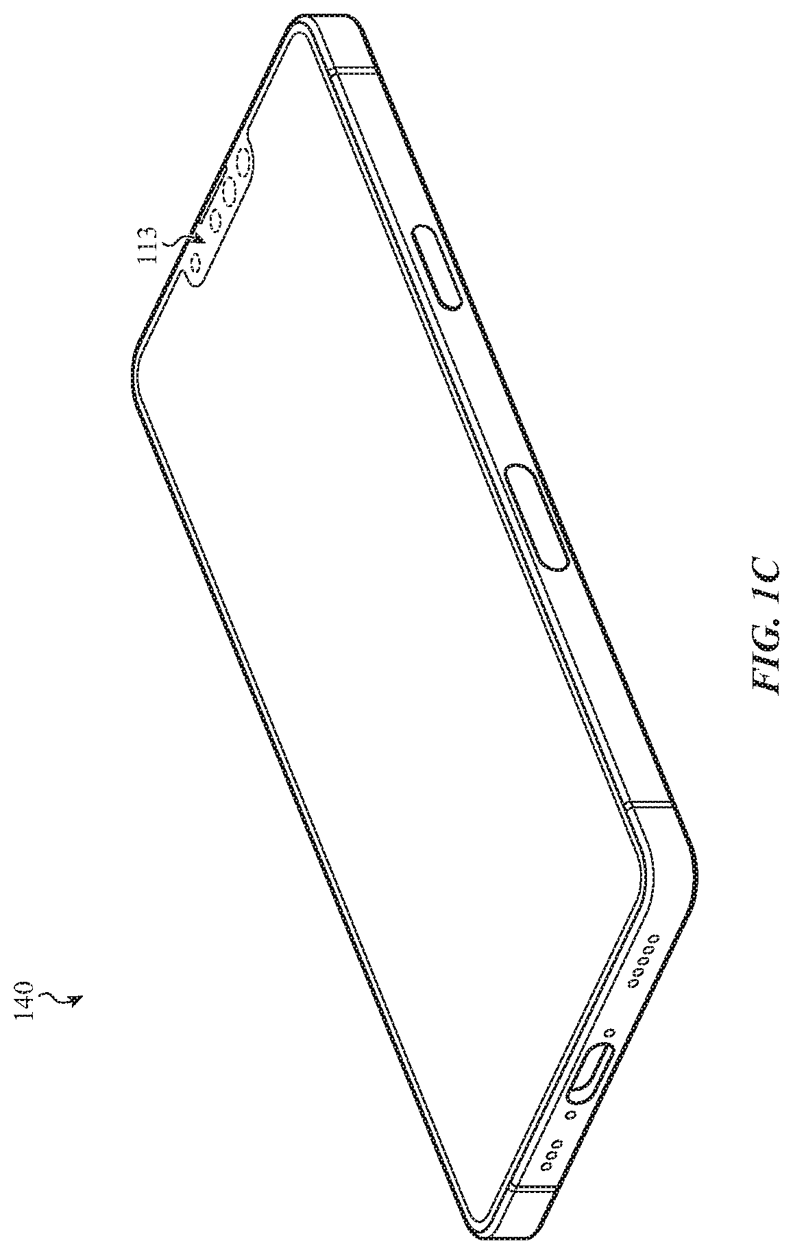 Patent US12581003 Figure 3 – Handheld electronic device