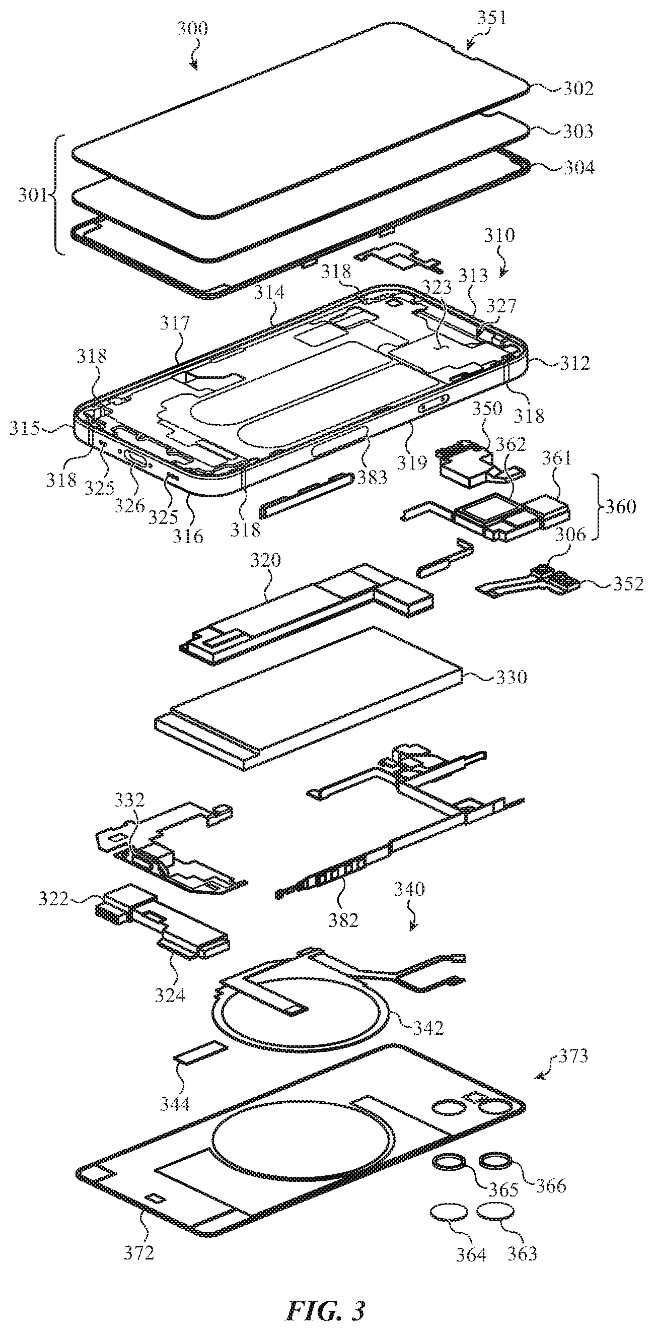 Patent US12581003 Figure 6 – Handheld electronic device