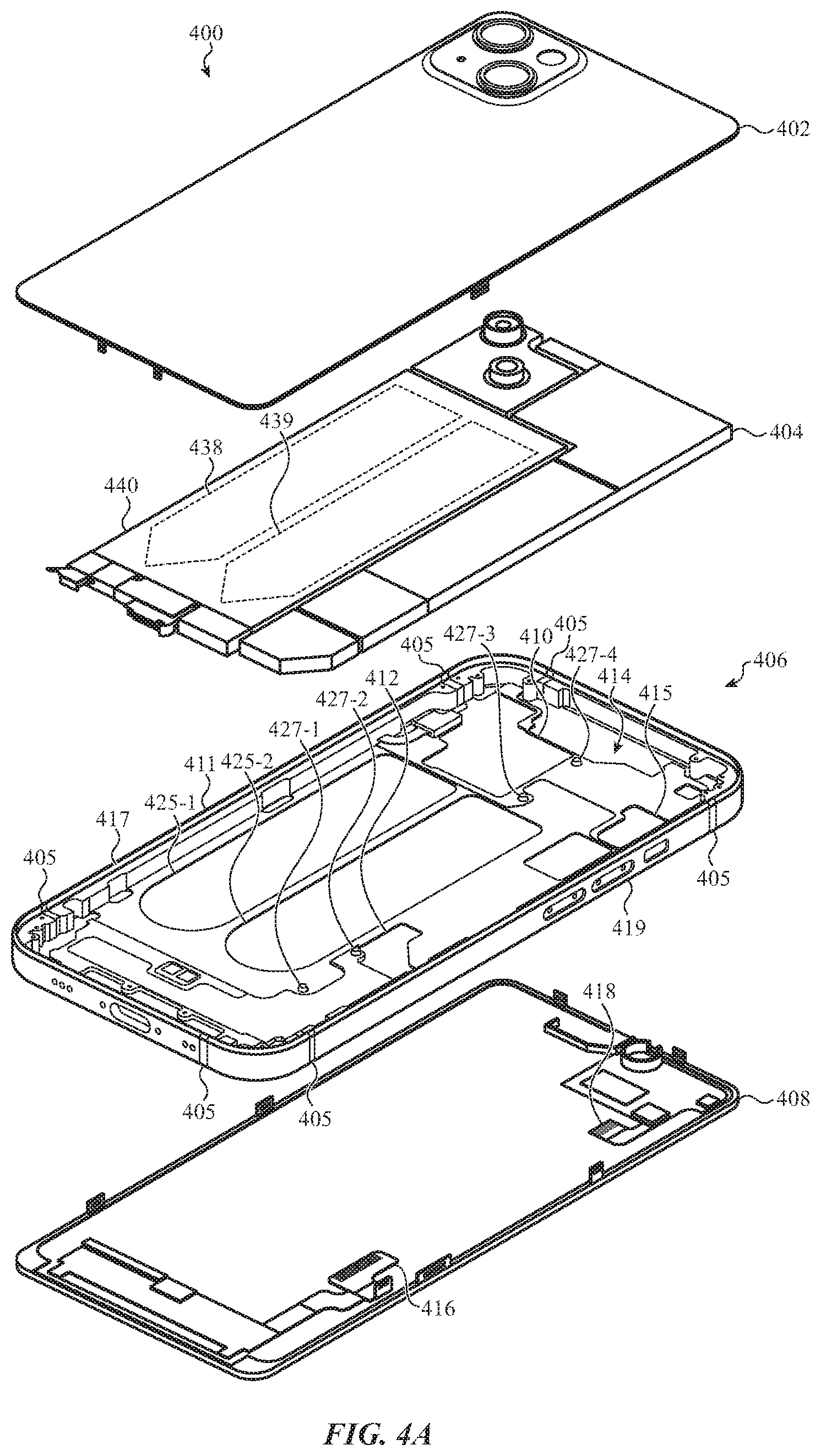 Patent US12581003 Figure 7 – Handheld electronic device