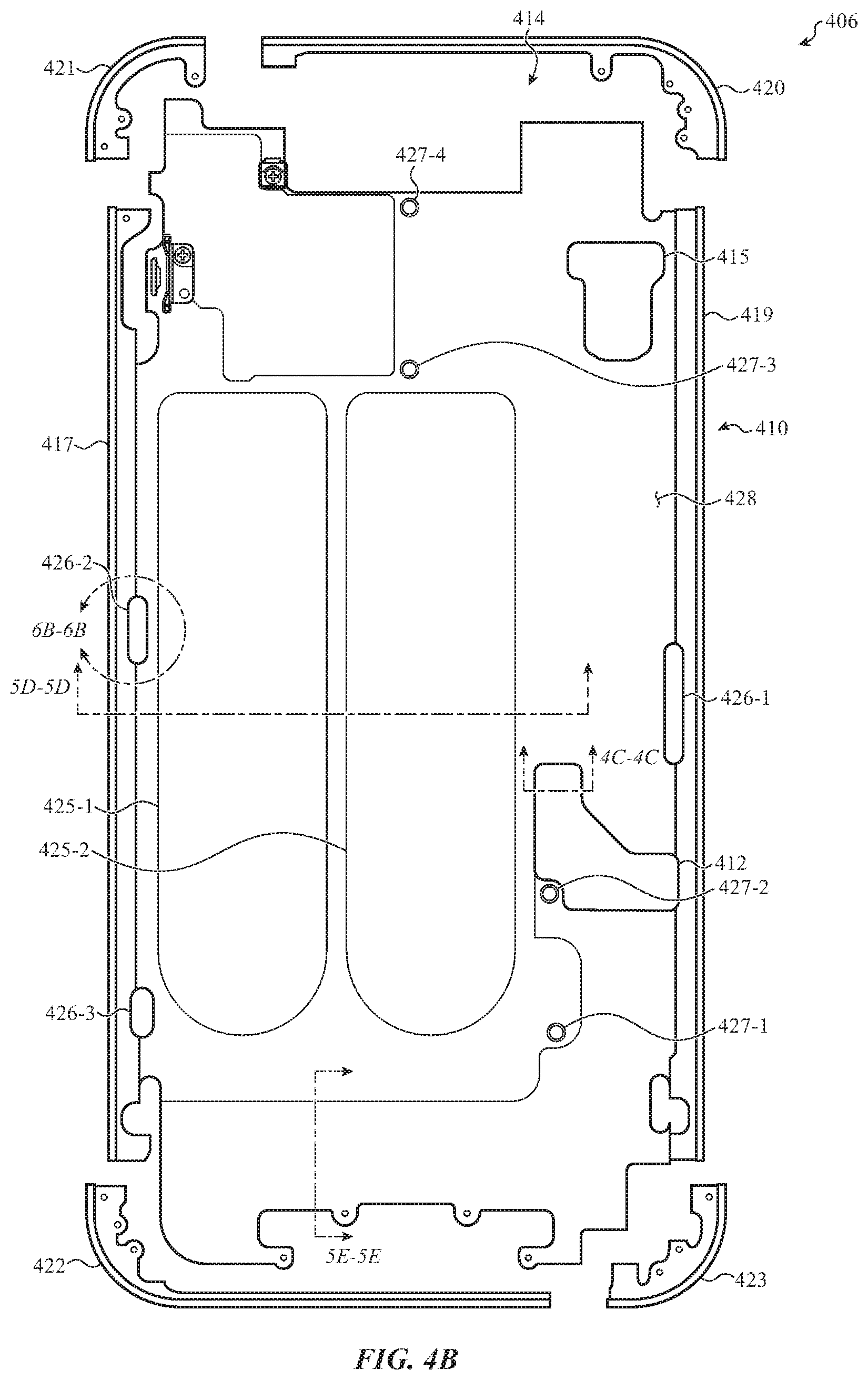 Patent US12581003 Figure 8 – Handheld electronic device