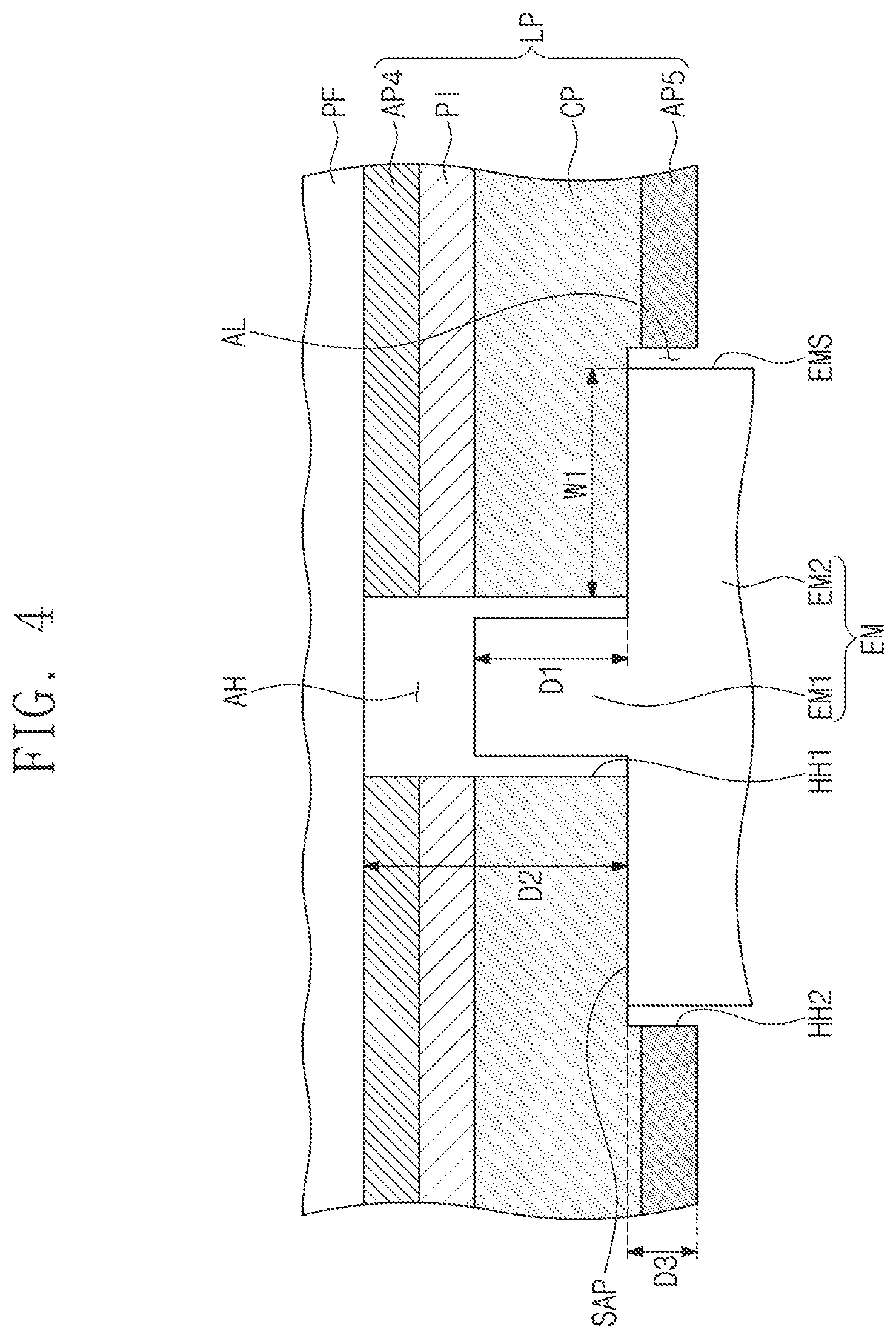 Patent US12581004 Figure 4 – Display device and method of manufacturing the same