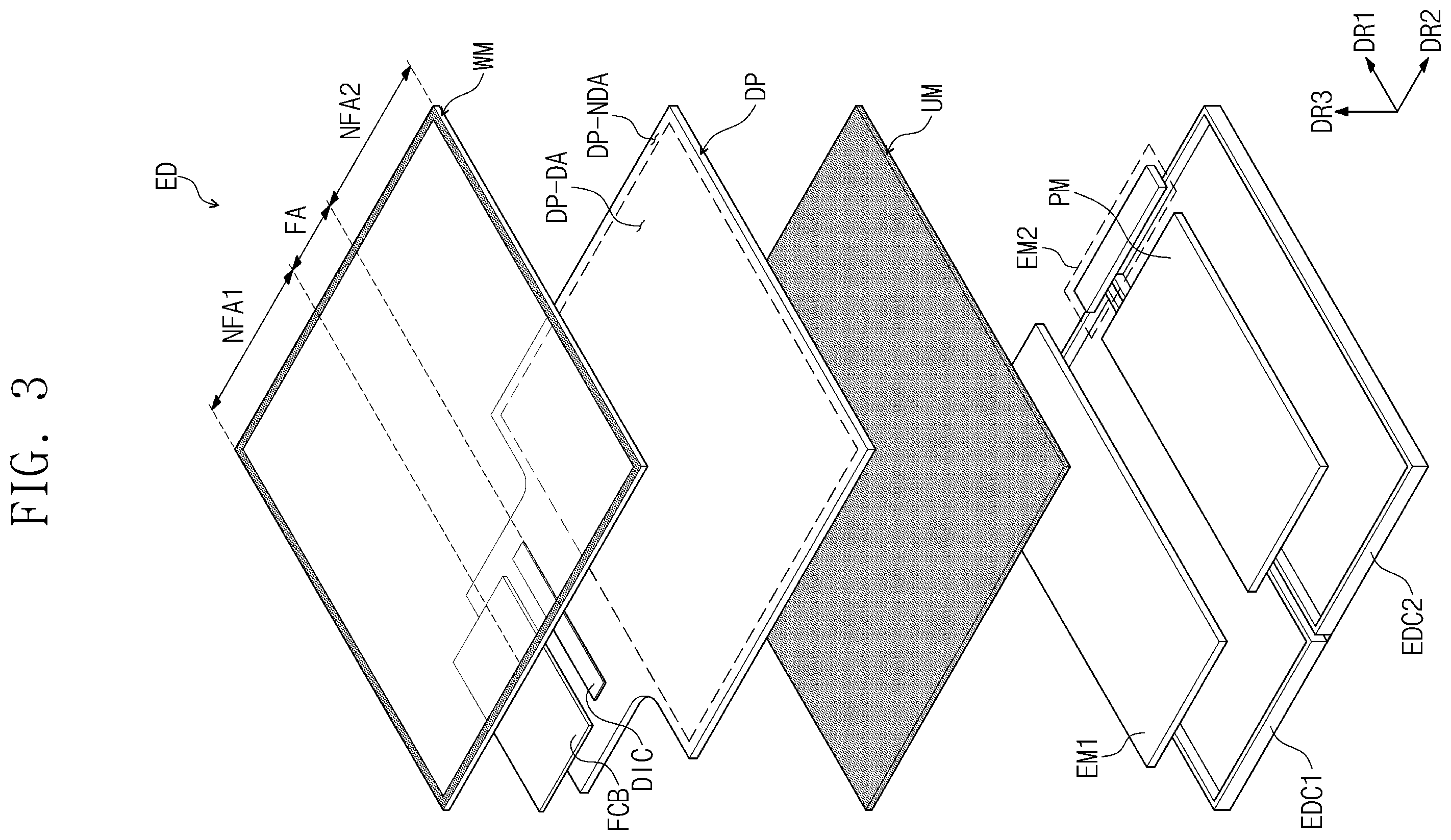Patent US12581005 Figure 3 – Display device