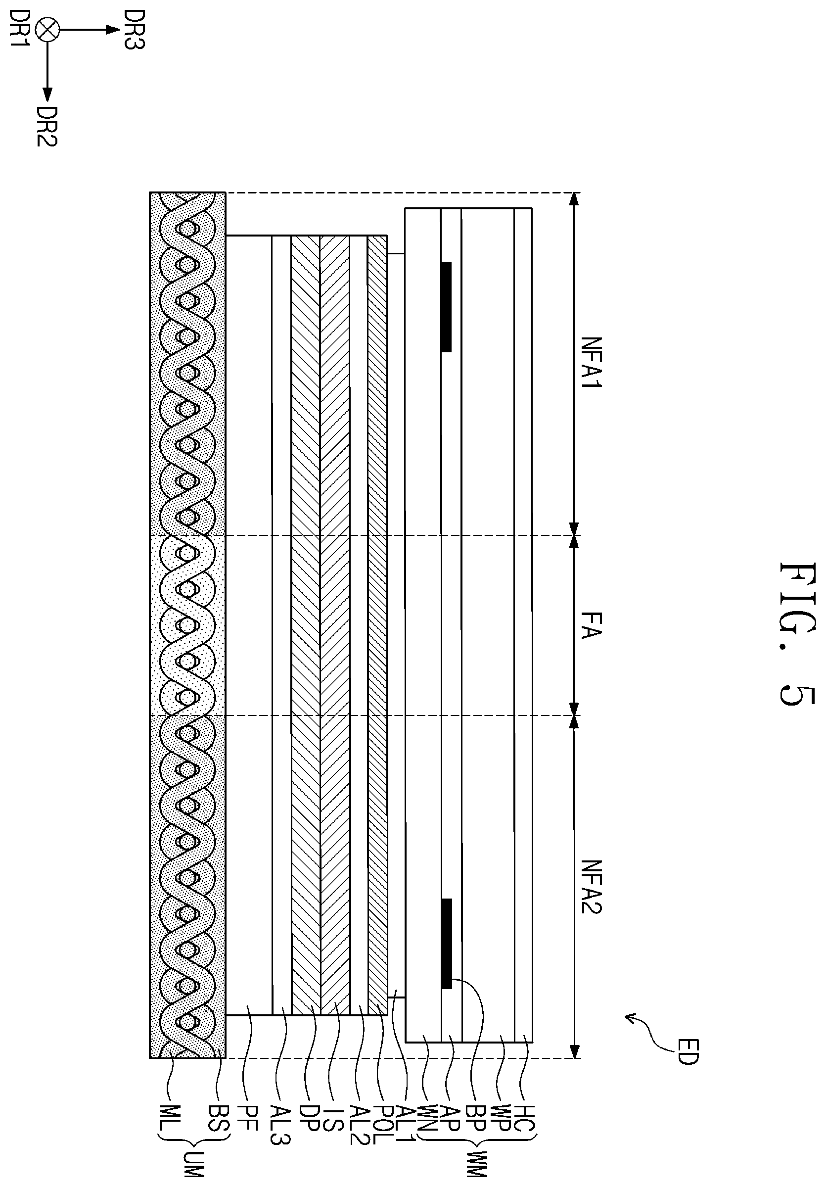 Patent US12581005 Figure 5 – Display device
