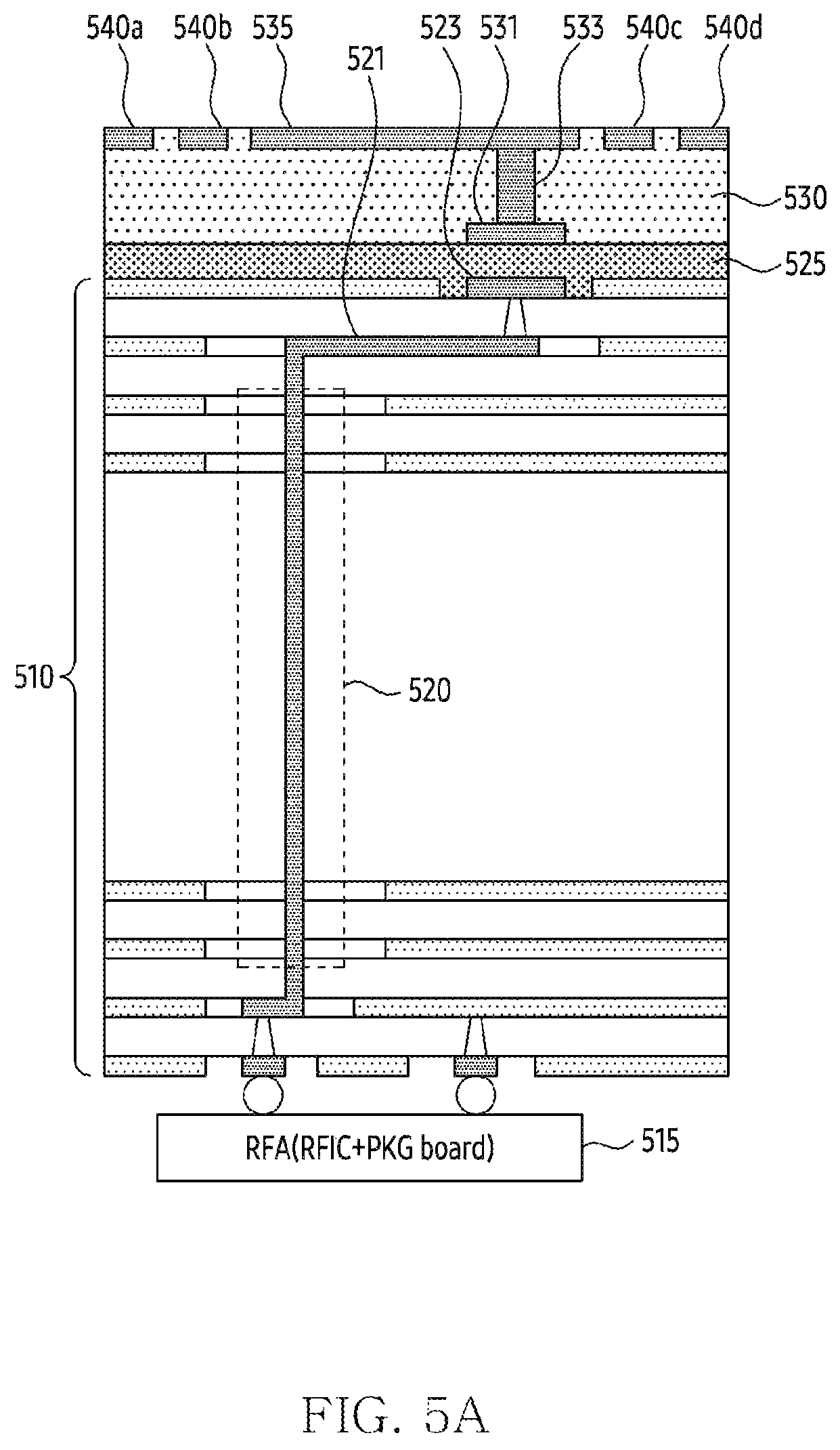 Patent US12581006 Figure 7 – Wireless module and electronic device including the same