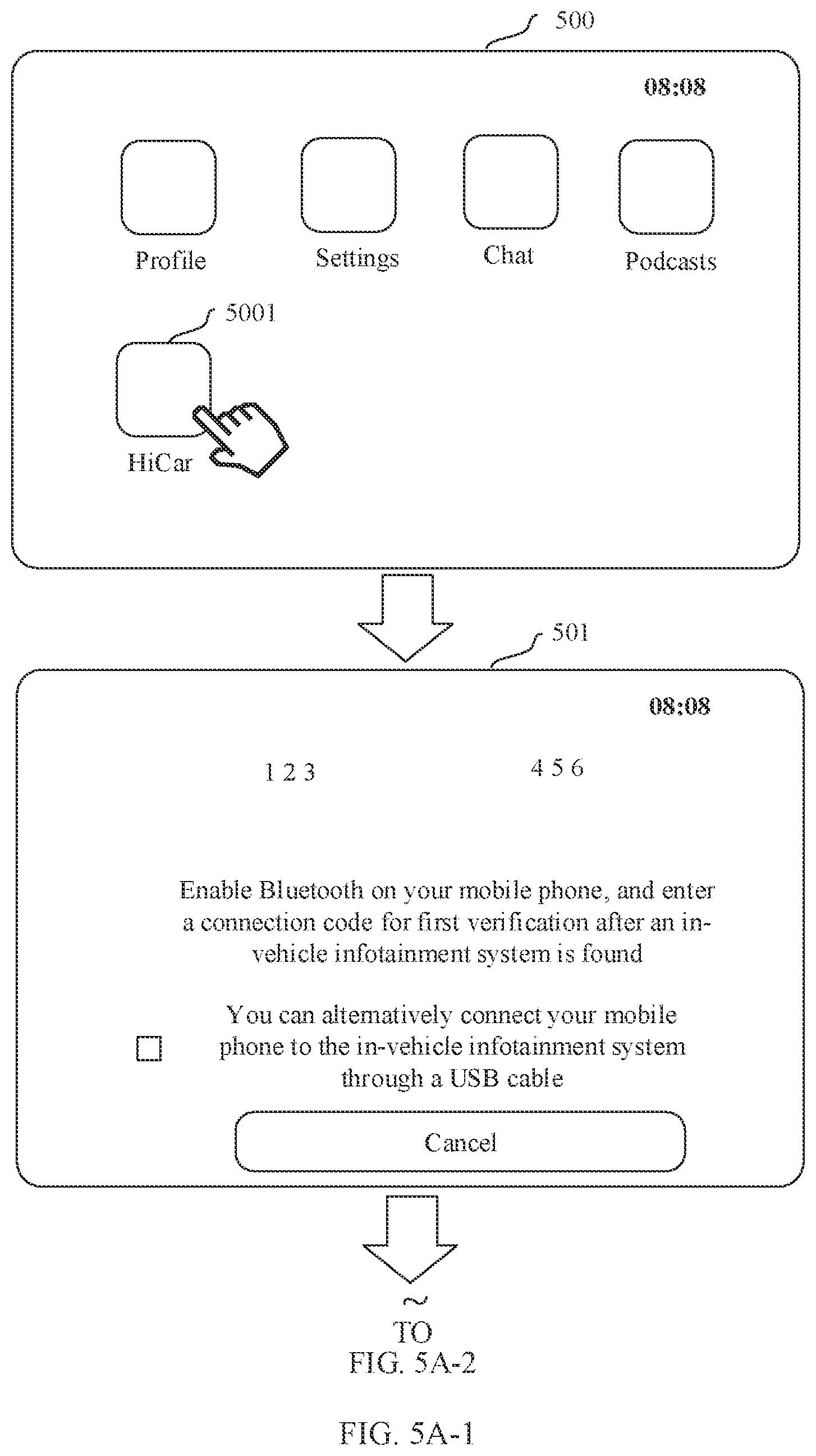 Patent US12581009 Figure 5 – Display method and electronic device