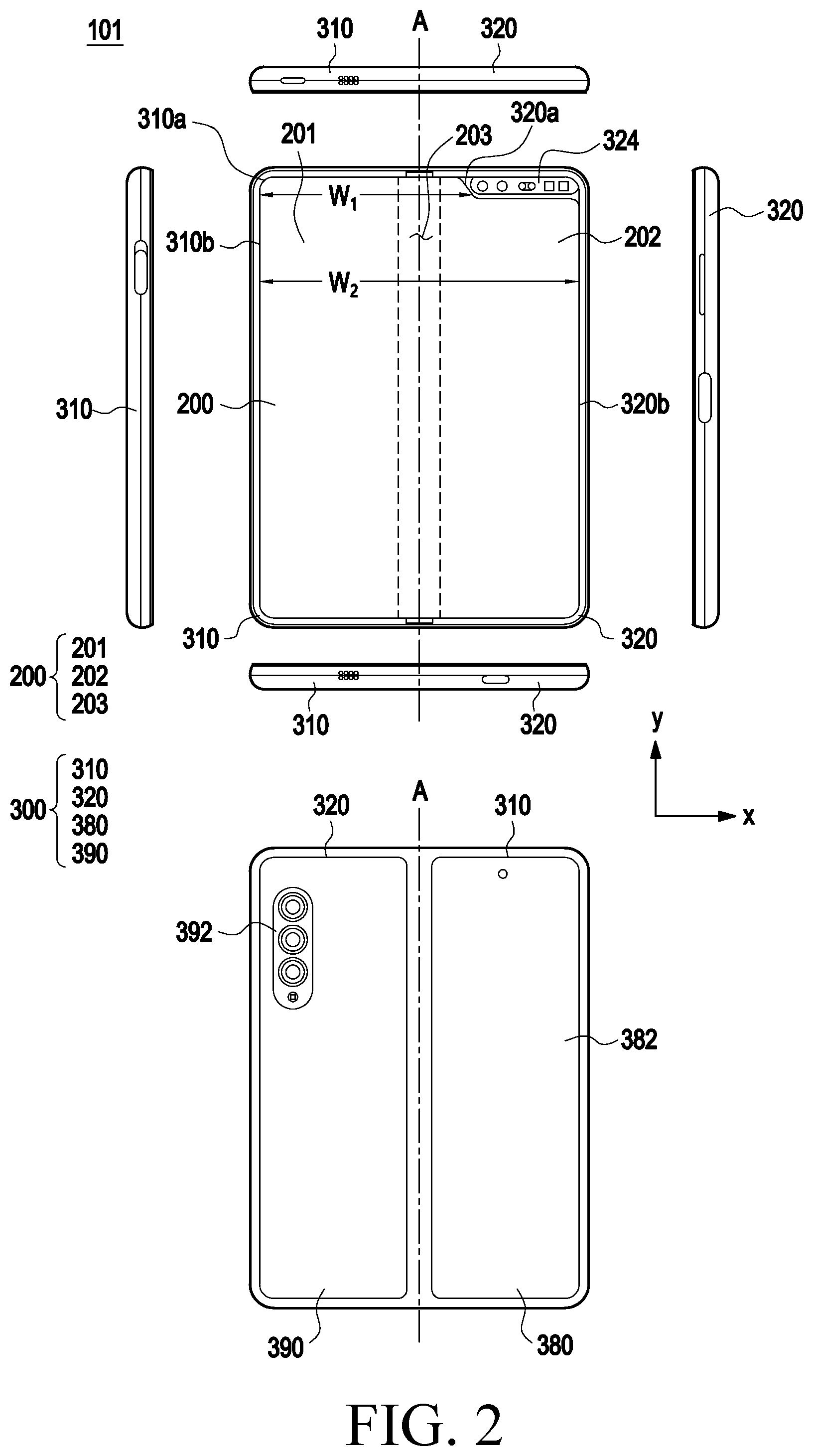 Patent US12581010 Figure 2 – Method for processing content and electronic device supporting the same