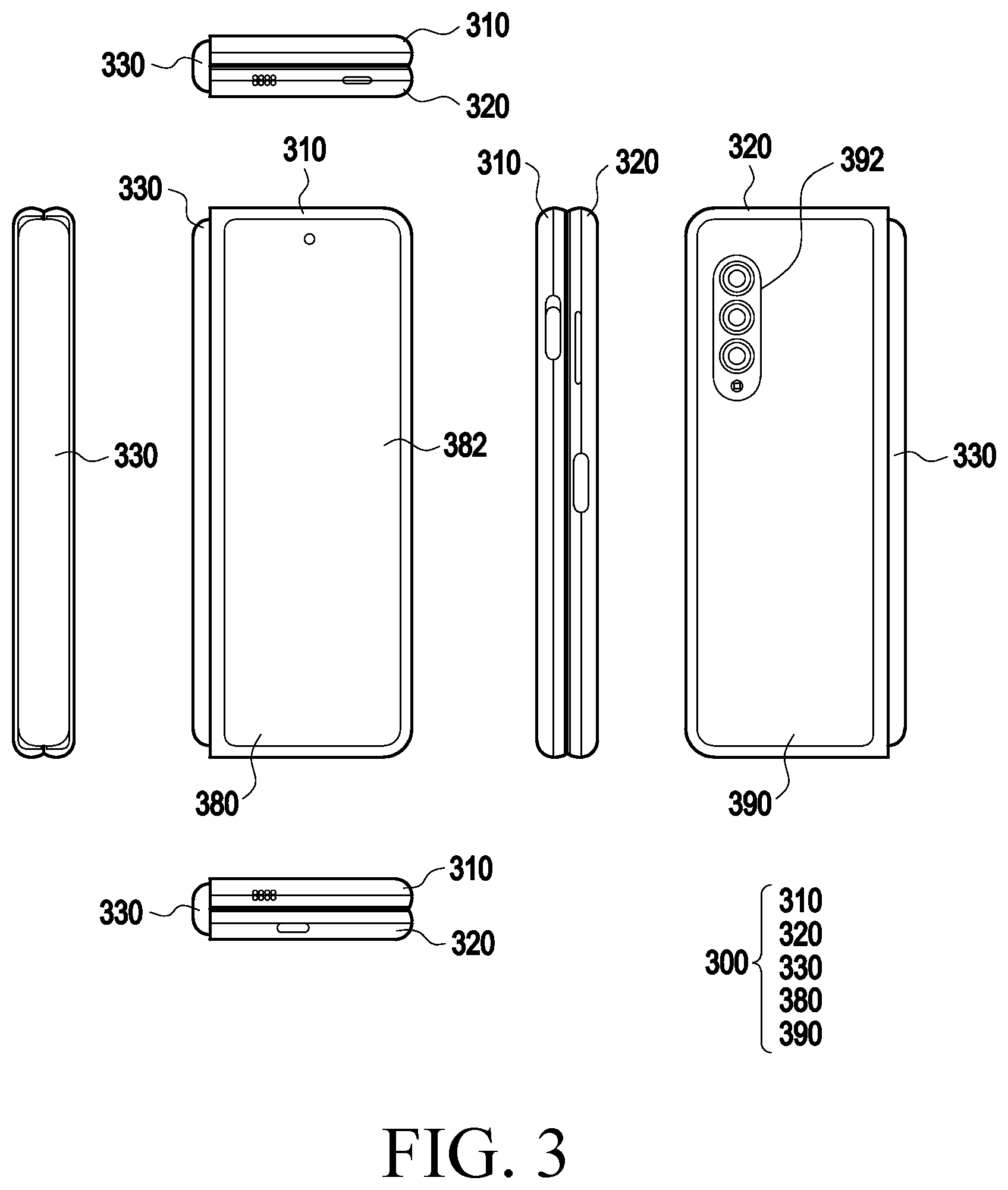 Patent US12581010 Figure 3 – Method for processing content and electronic device supporting the same
