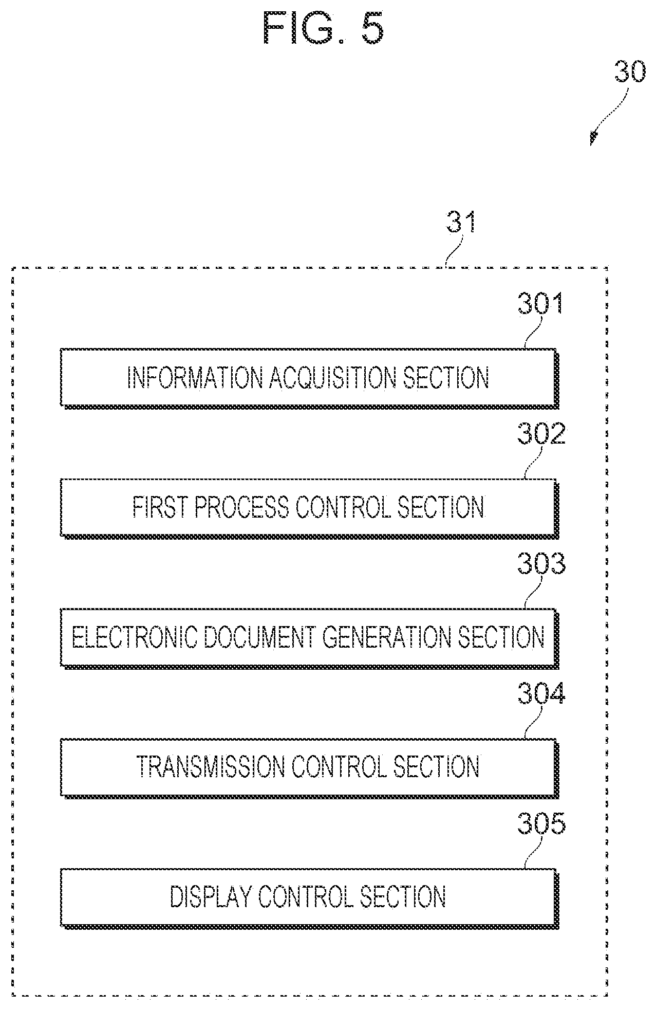 Patent US12581018 Figure 5 – Information processing system, method, and non-transitory computer readable medium