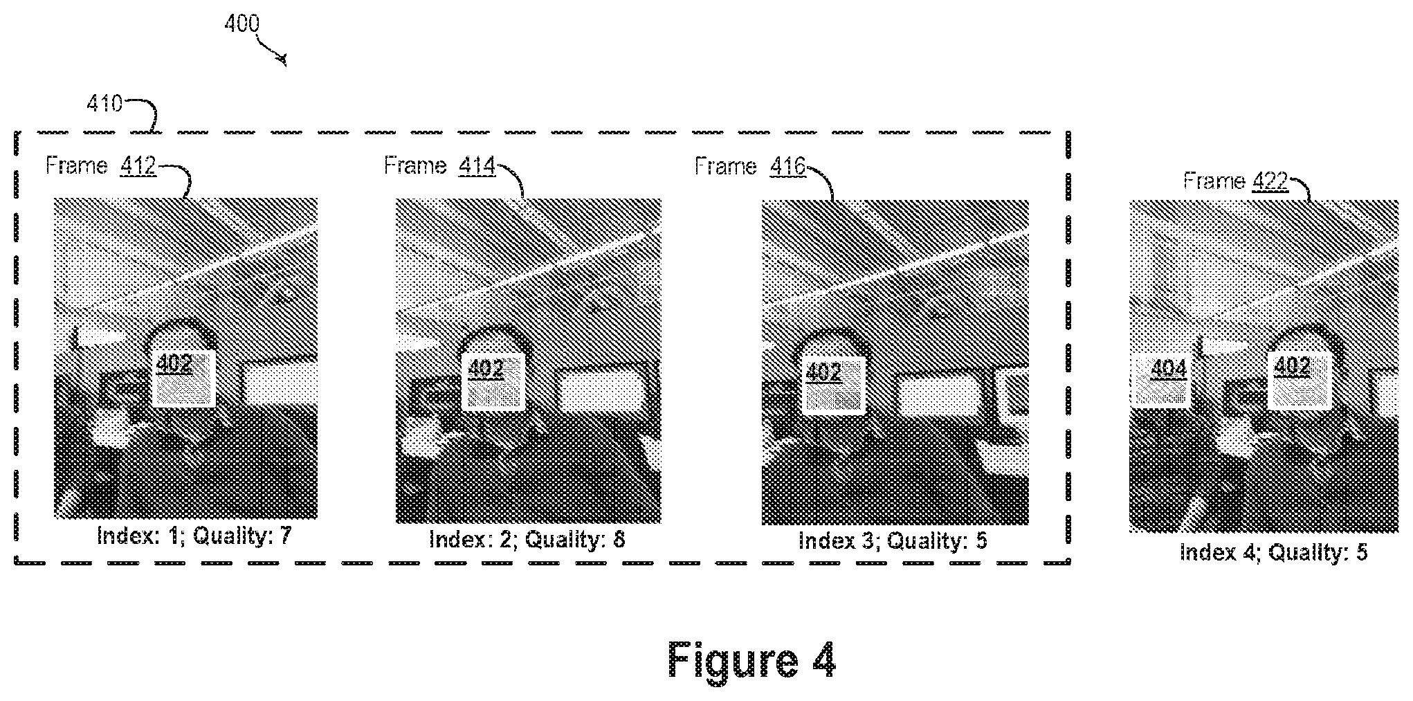 Patent US12581025 Figure 4 – Panorama generation with mobile camera