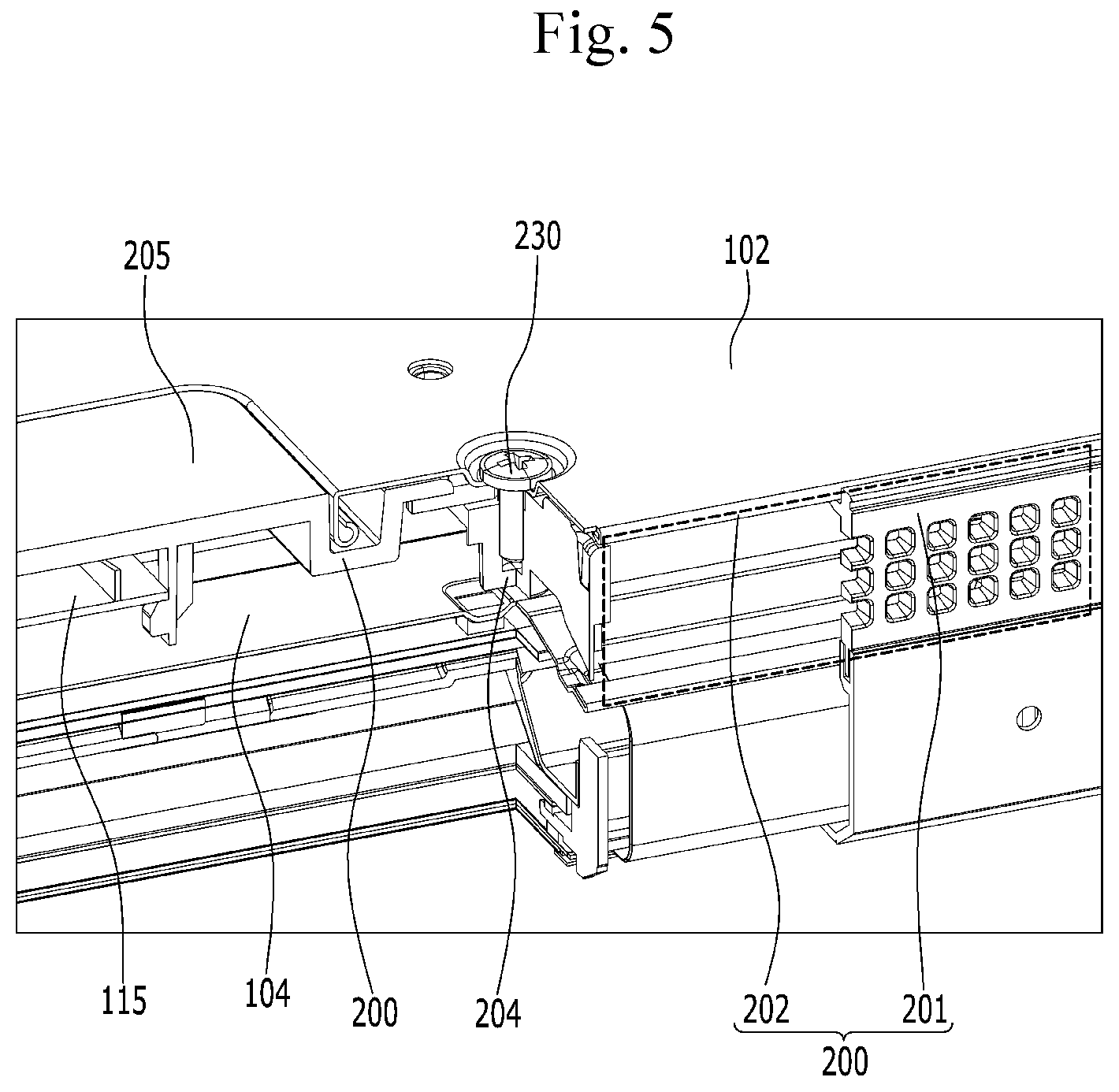 Patent US12581027 Figure 5 – Display device
