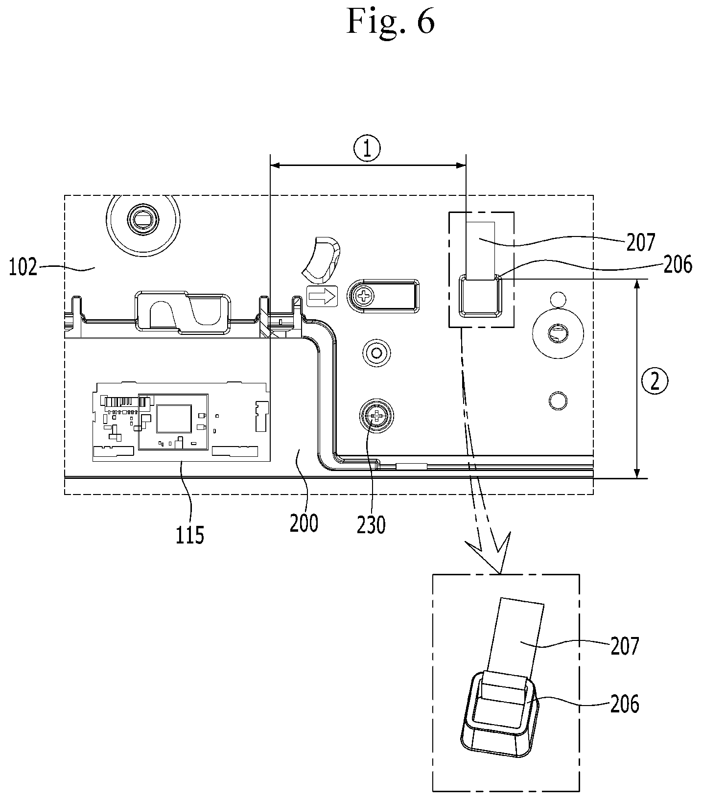 Patent US12581027 Figure 6 – Display device
