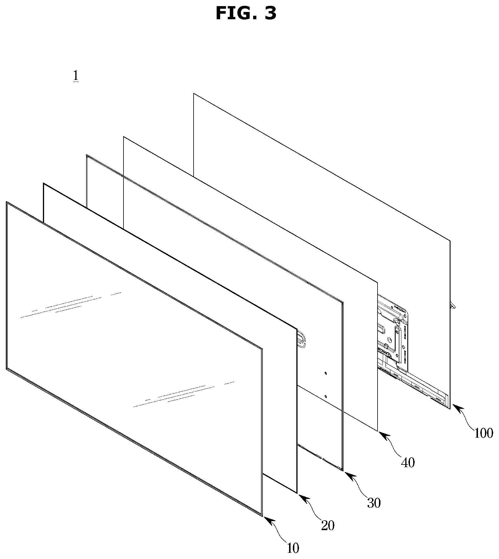 Patent US12581028 Figure 3 – Display apparatus