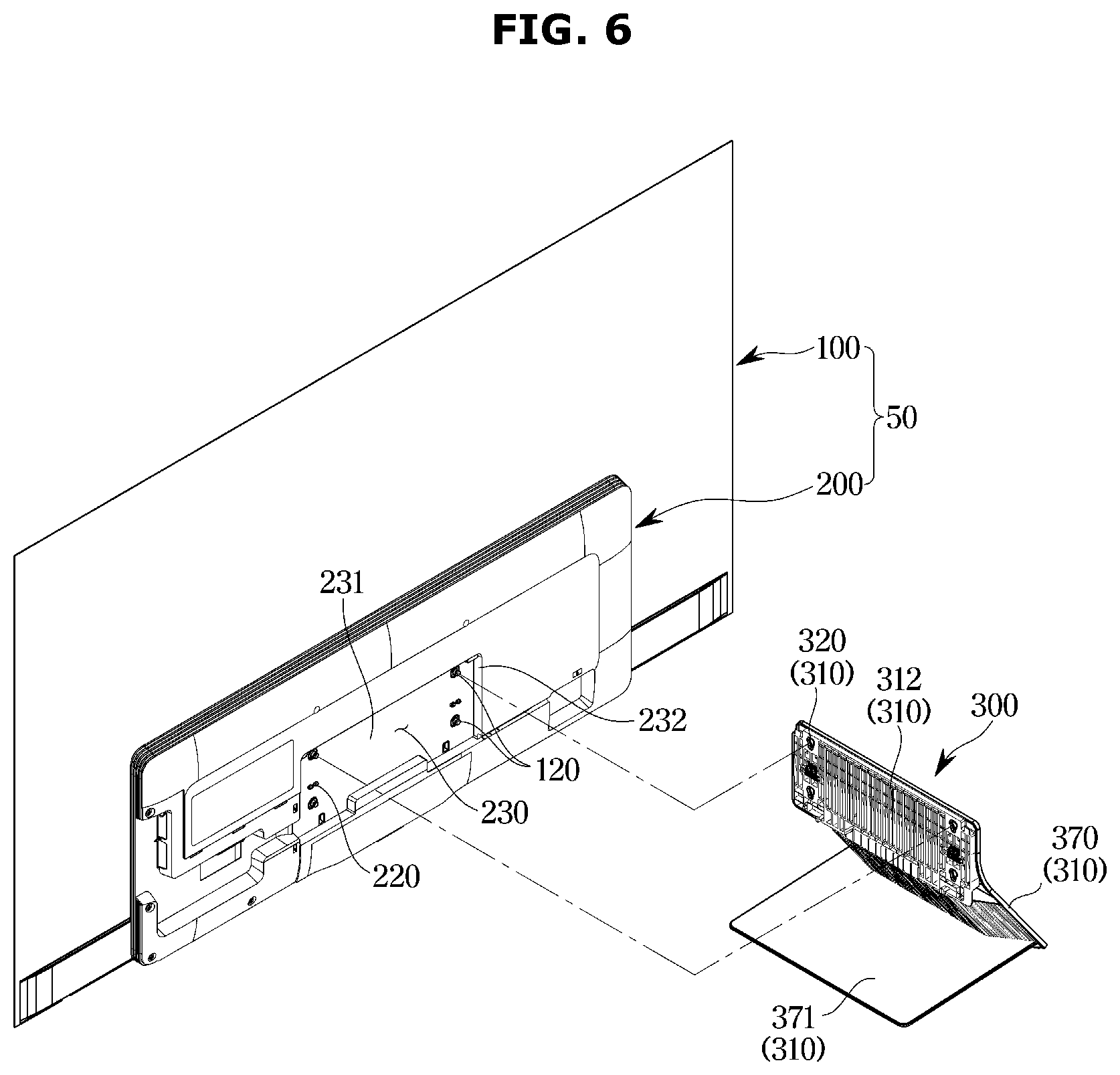 Patent US12581028 Figure 6 – Display apparatus