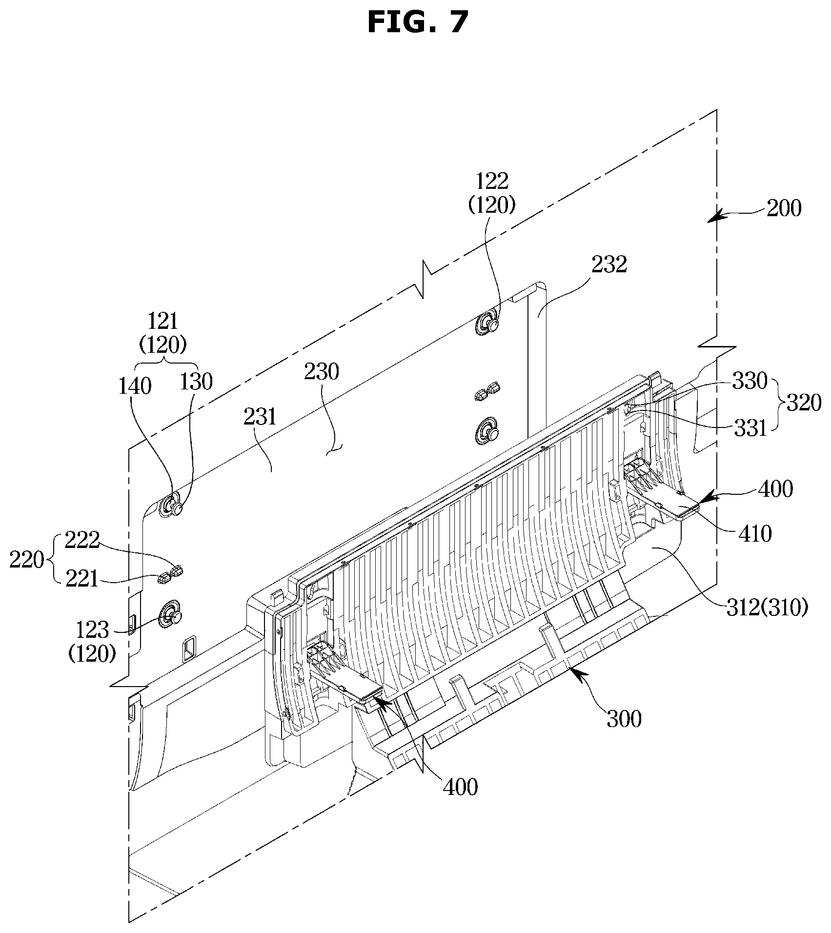 Patent US12581028 Figure 7 – Display apparatus