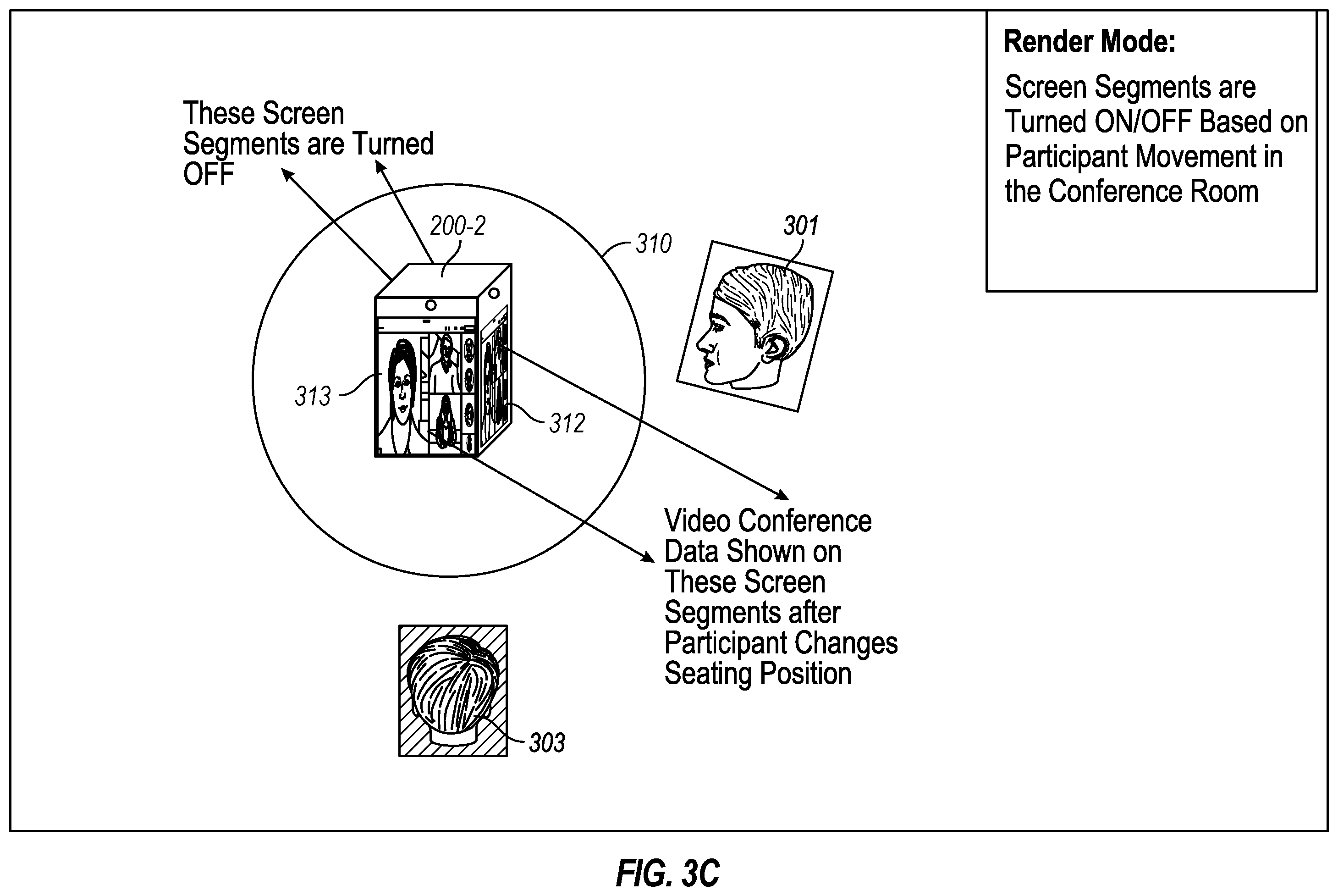 Patent US12581034 Figure 6 – Convertible computing device with conference form factor