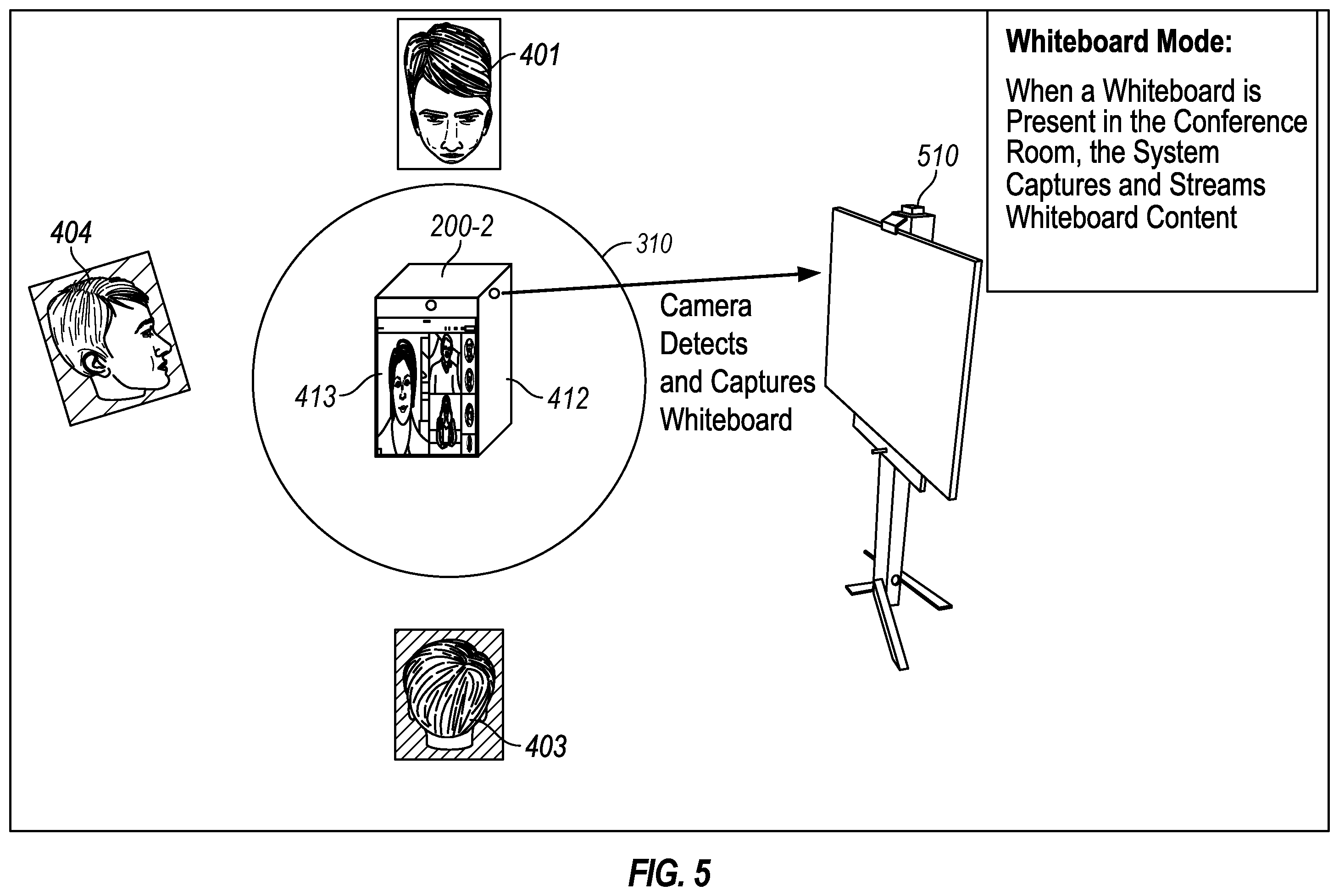 Patent US12581034 Figure 8 – Convertible computing device with conference form factor