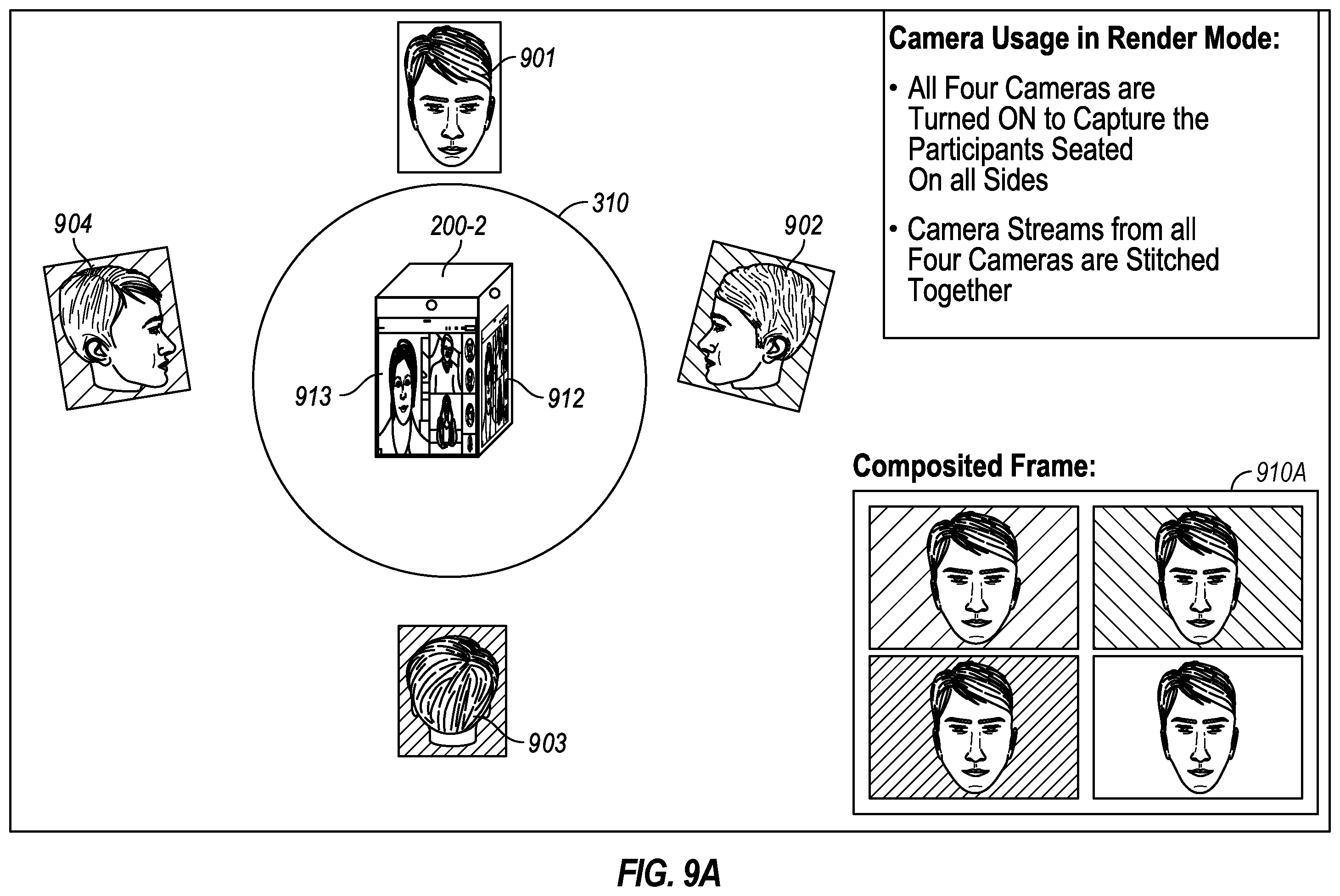 Patent US12581034 Figure 12 – Convertible computing device with conference form factor