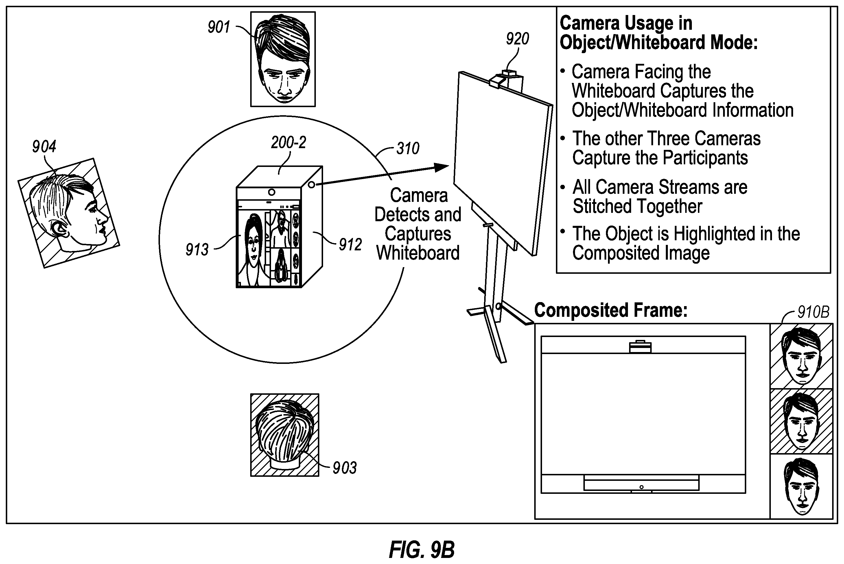 Patent US12581034 Figure 13 – Convertible computing device with conference form factor