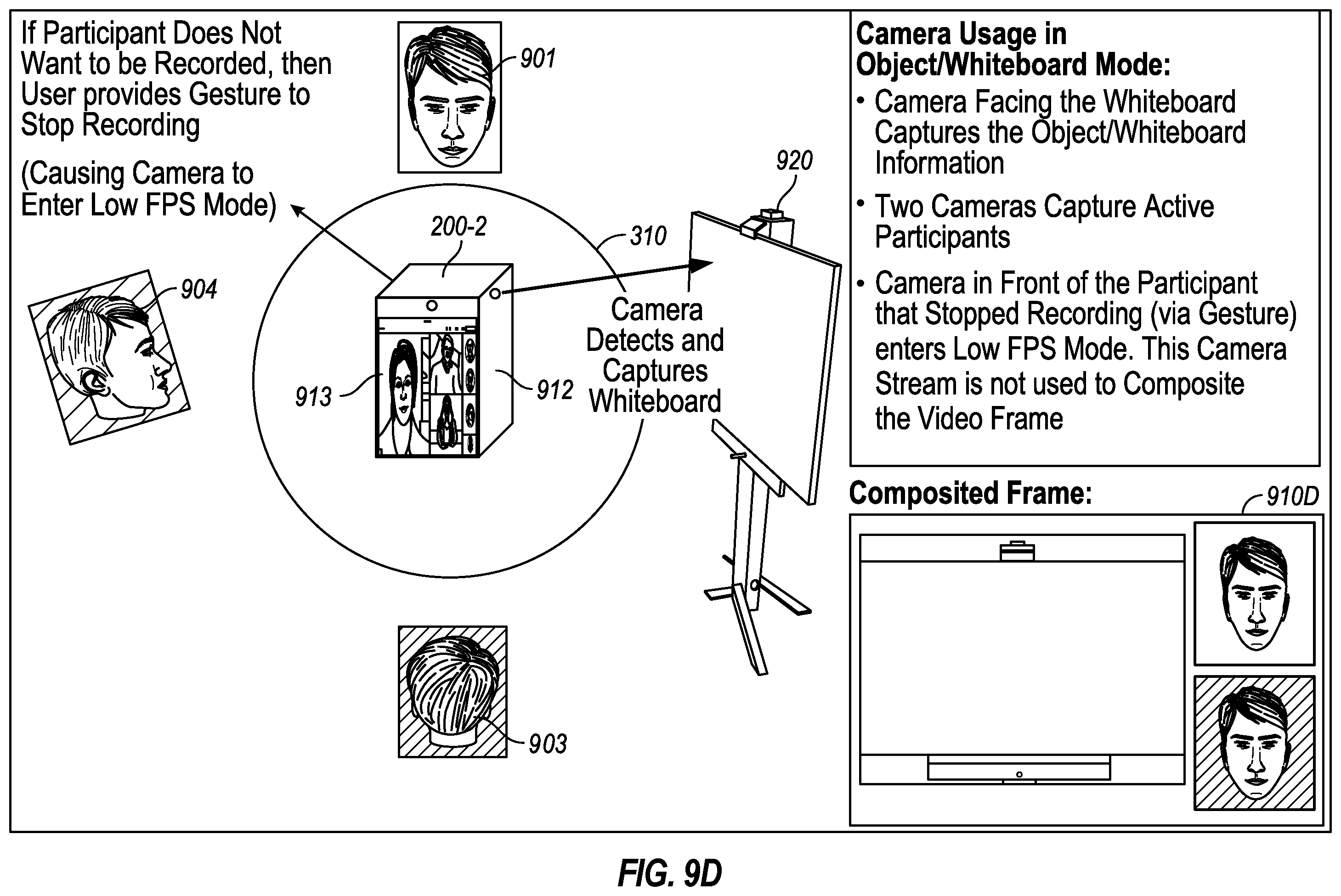 Patent US12581034 Figure 15 – Convertible computing device with conference form factor