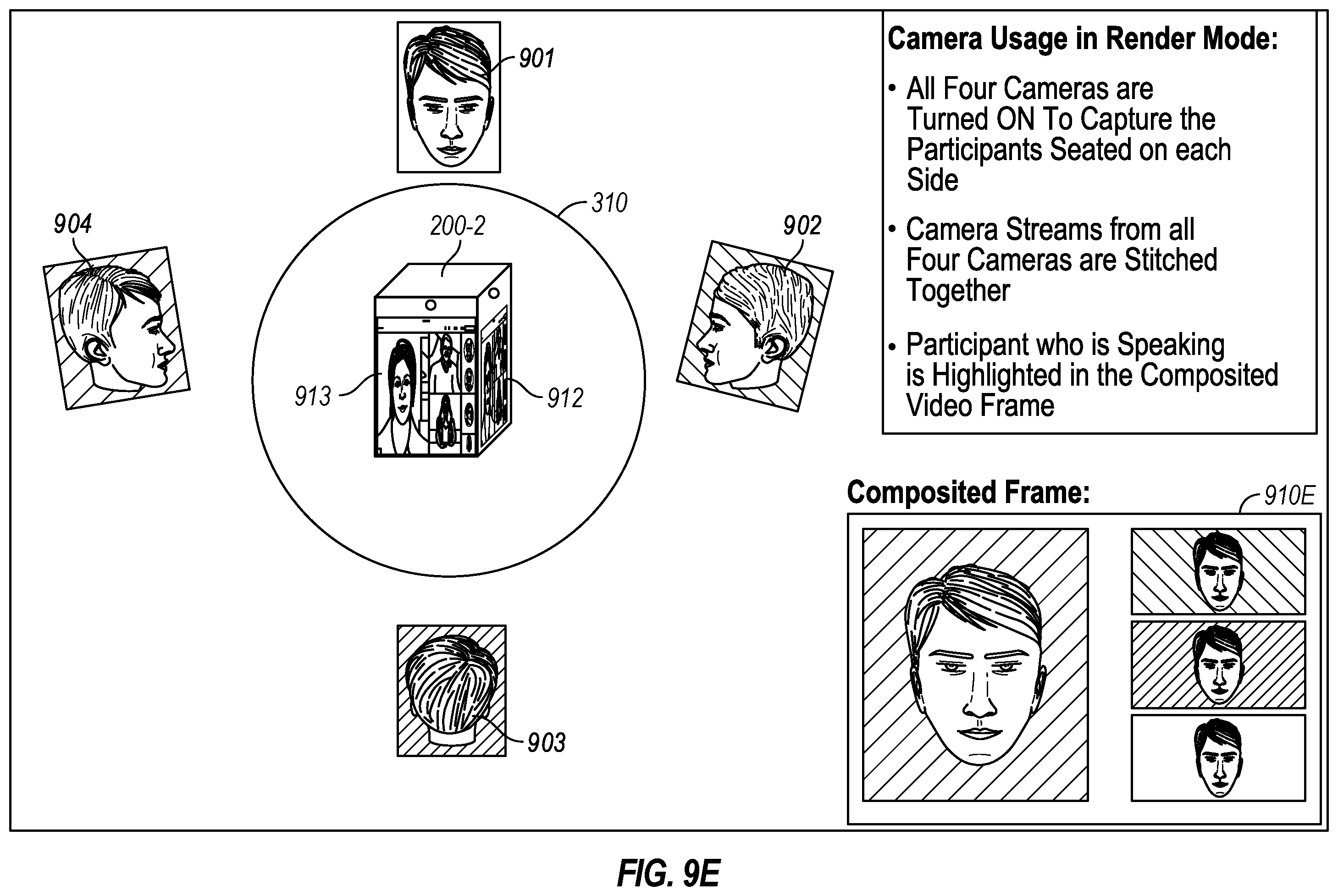 Patent US12581034 Figure 16 – Convertible computing device with conference form factor