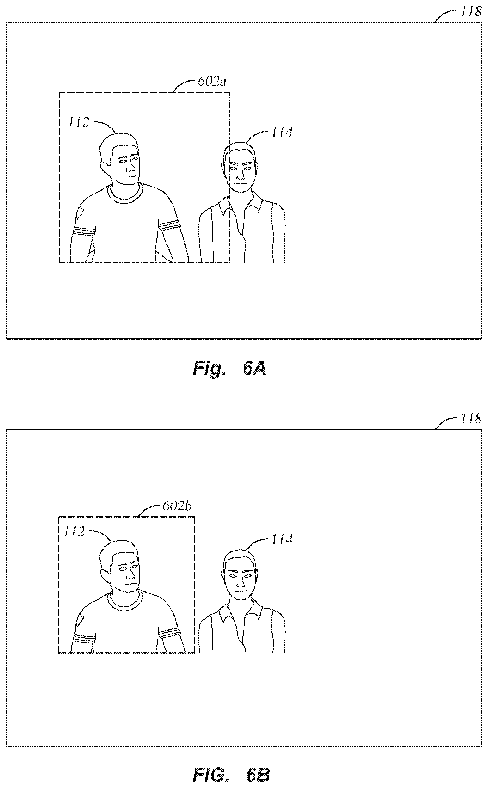 Patent US12581035 Figure 7 – Video conference with subtiling