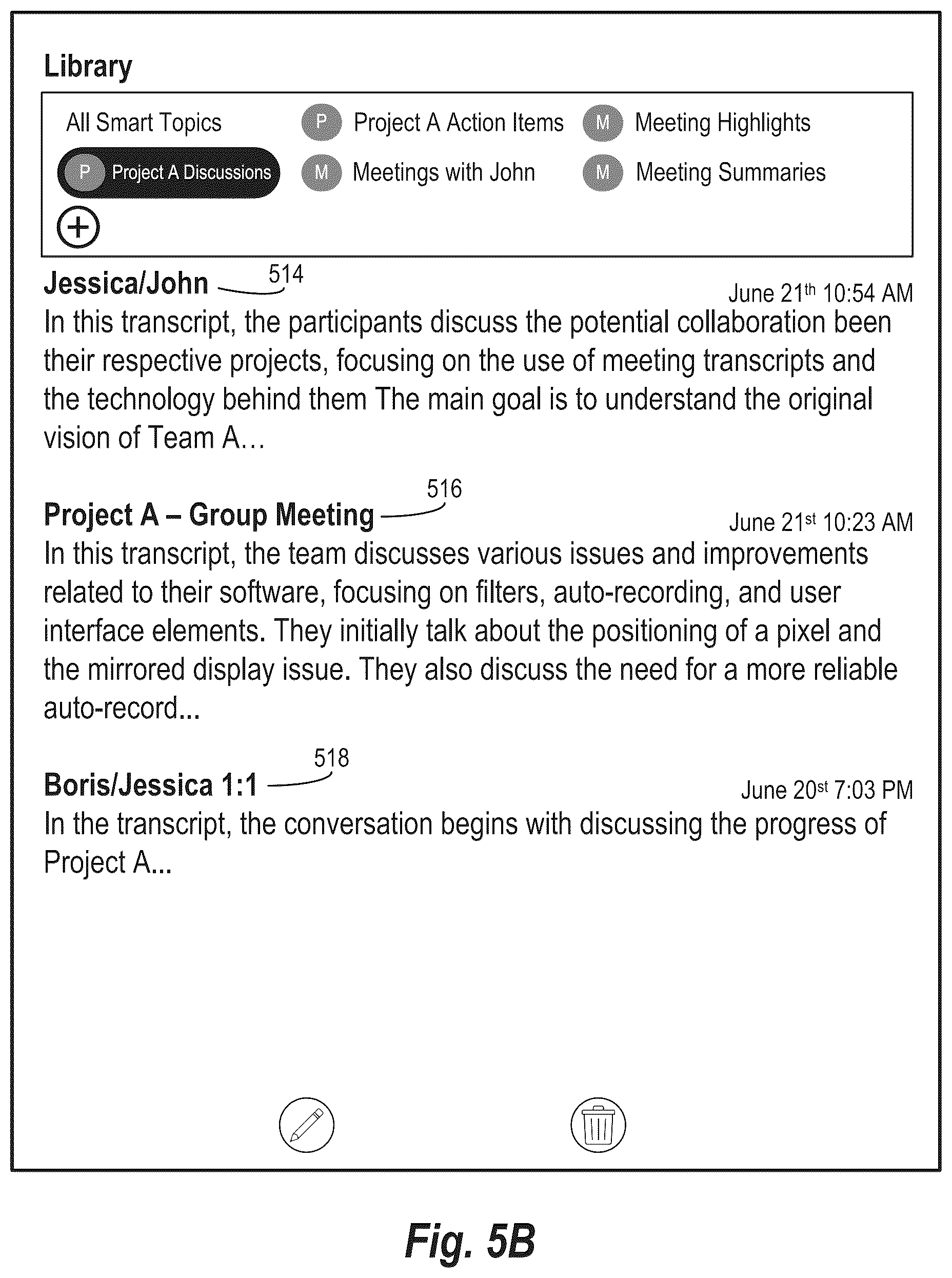 Patent US12581037 Figure 6 – Generating smart topics for video calls using a large language model and a context transformer engine