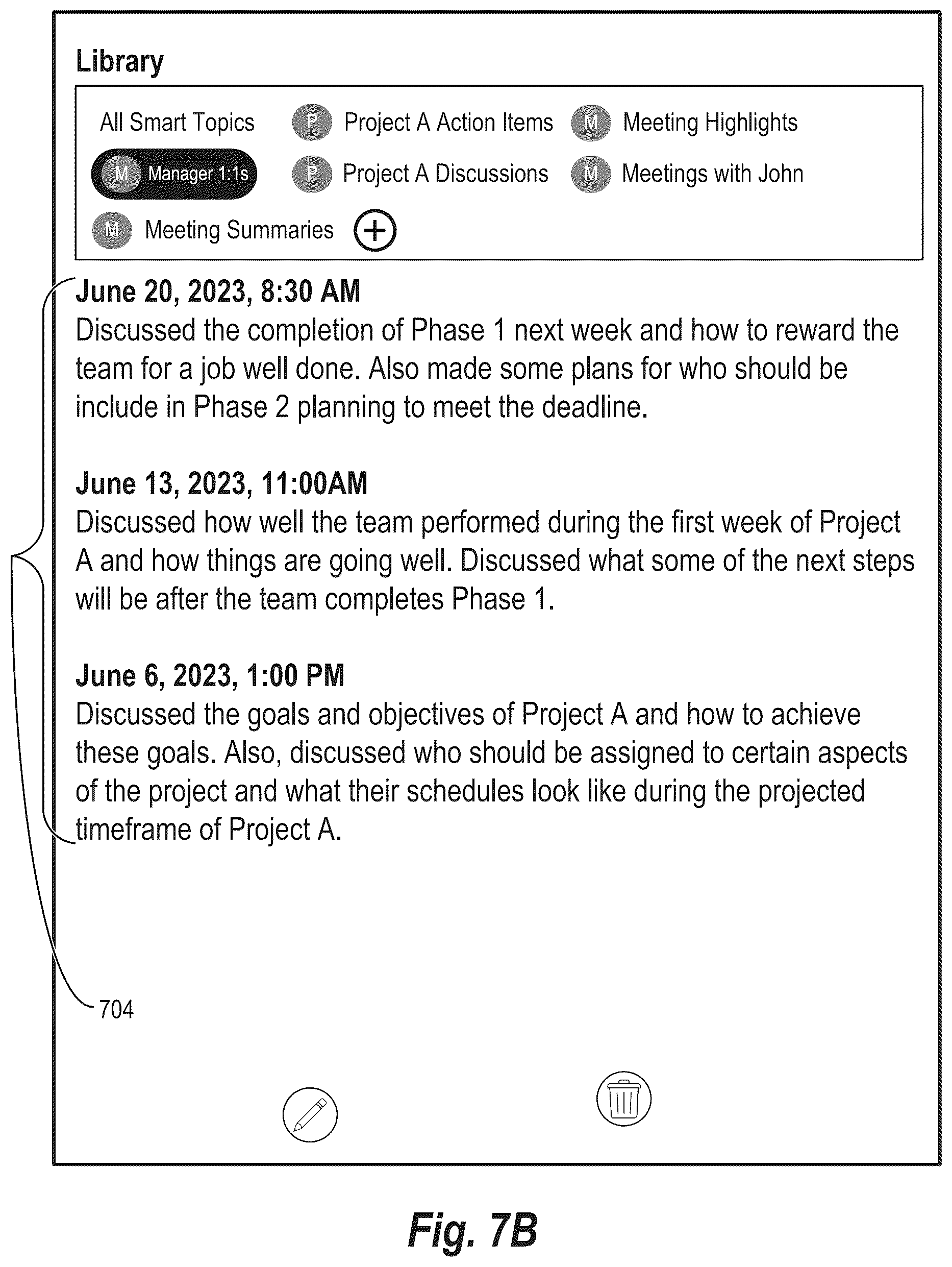 Patent US12581037 Figure 12 – Generating smart topics for video calls using a large language model and a context transformer engine