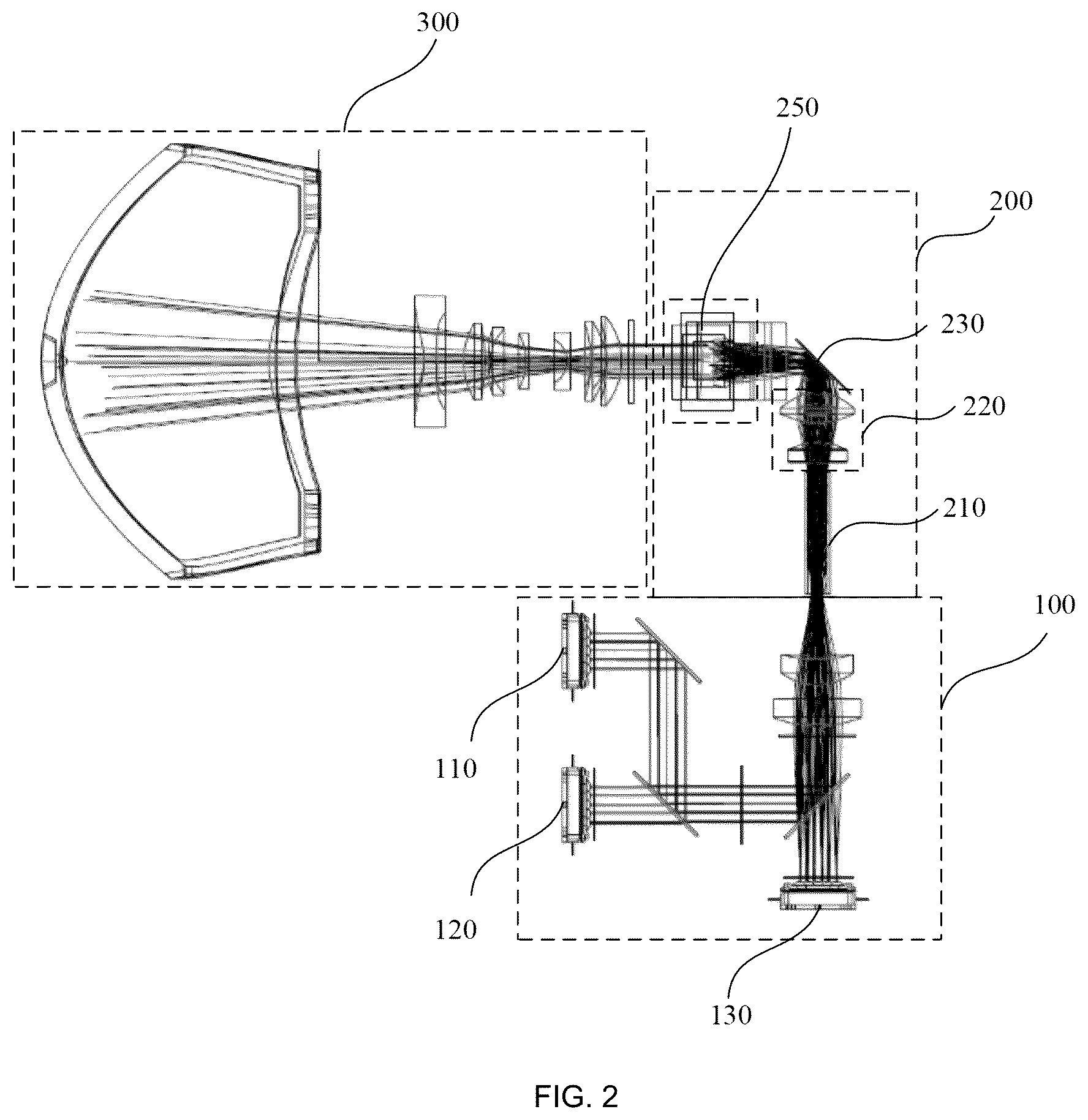 Patent US12581043 Figure 2 – Laser projection apparatus and laser projection display method