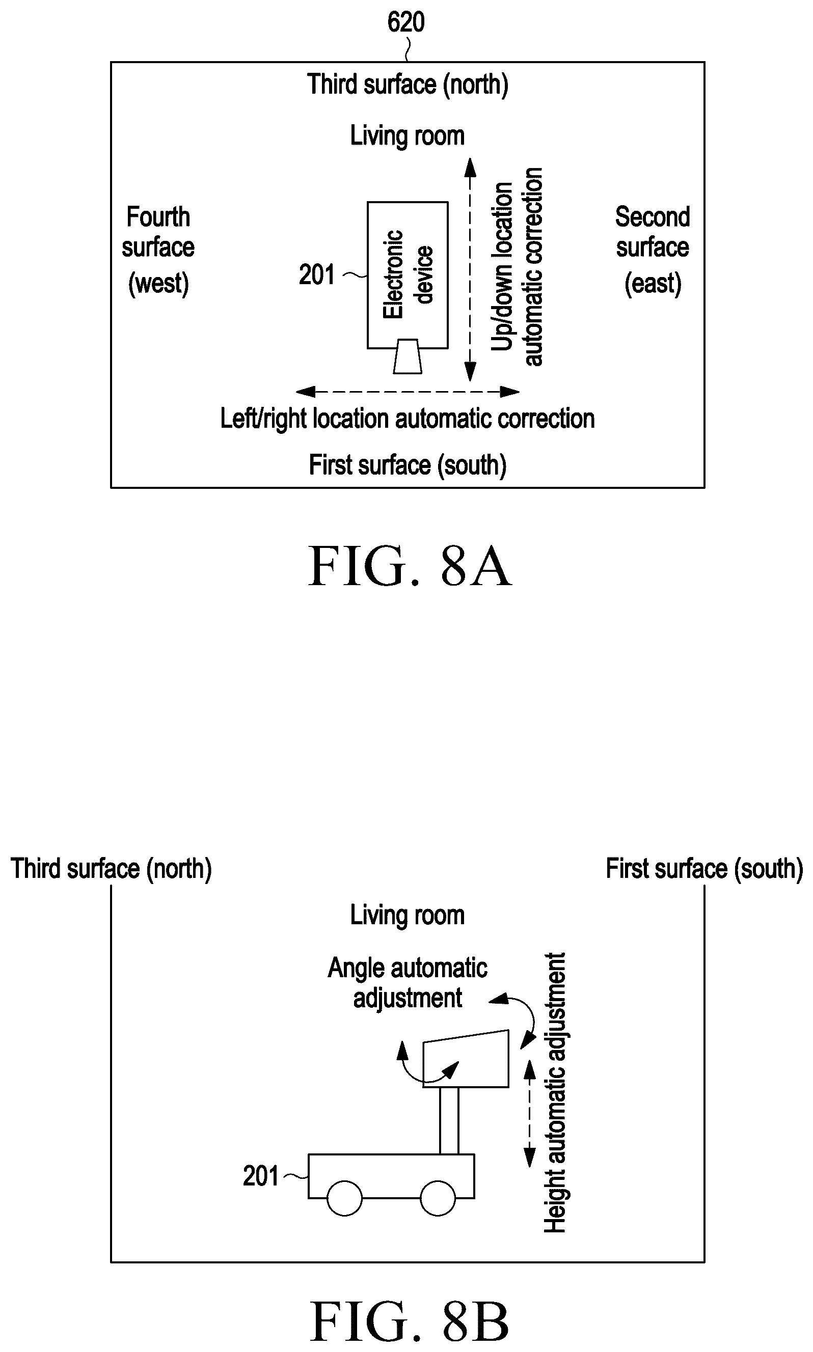 Patent US12581045 Figure 6 – Electronic device including projector for outputting beam and method of operating same