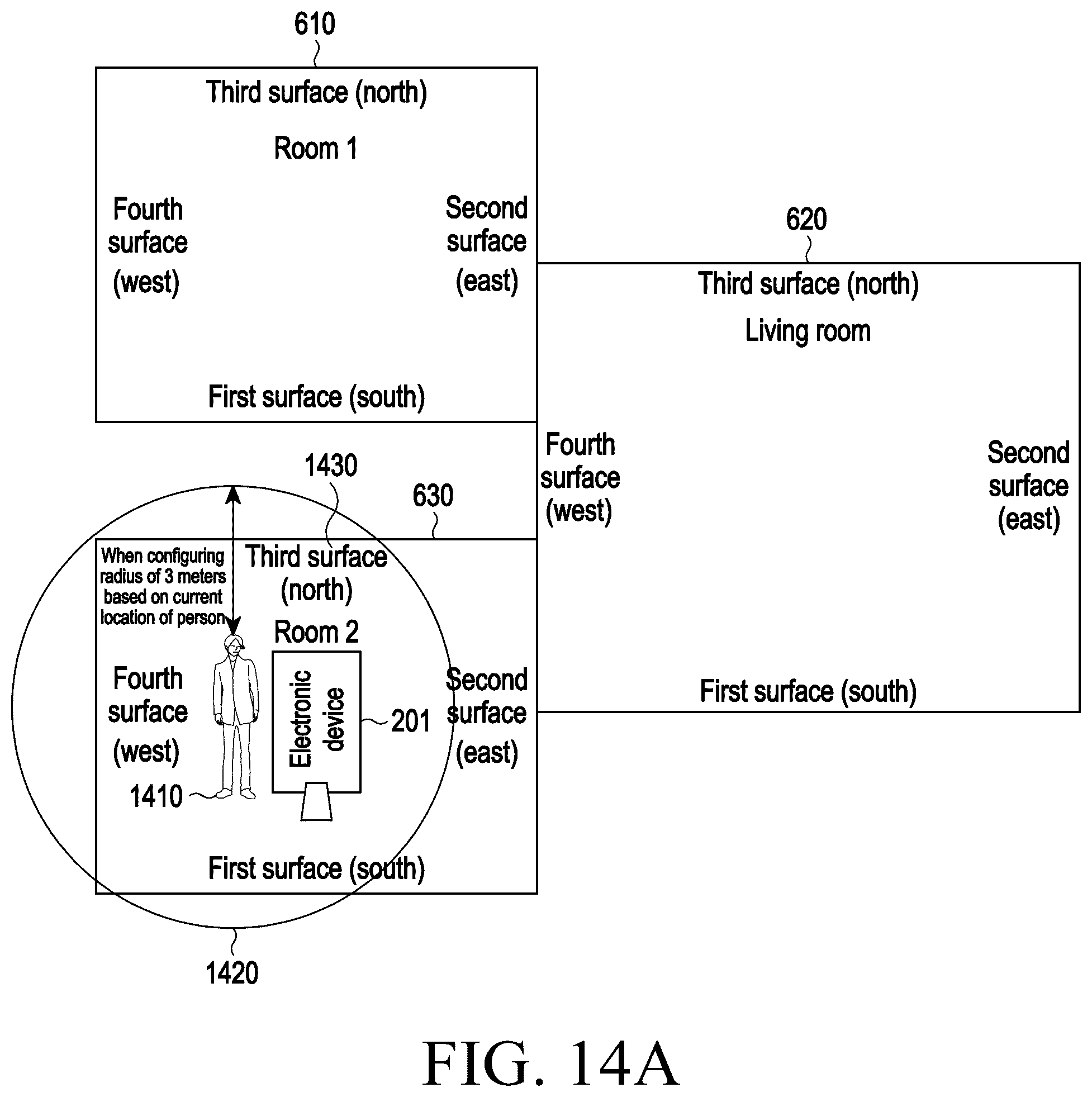 Patent US12581045 Figure 11 – Electronic device including projector for outputting beam and method of operating same