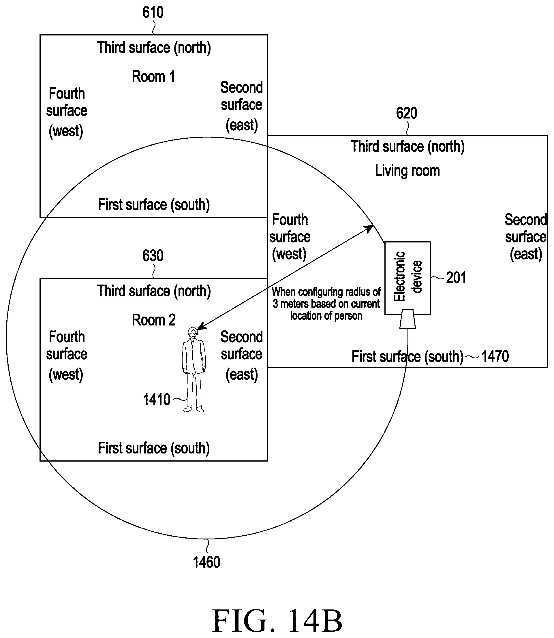 Patent US12581045 Figure 12 – Electronic device including projector for outputting beam and method of operating same