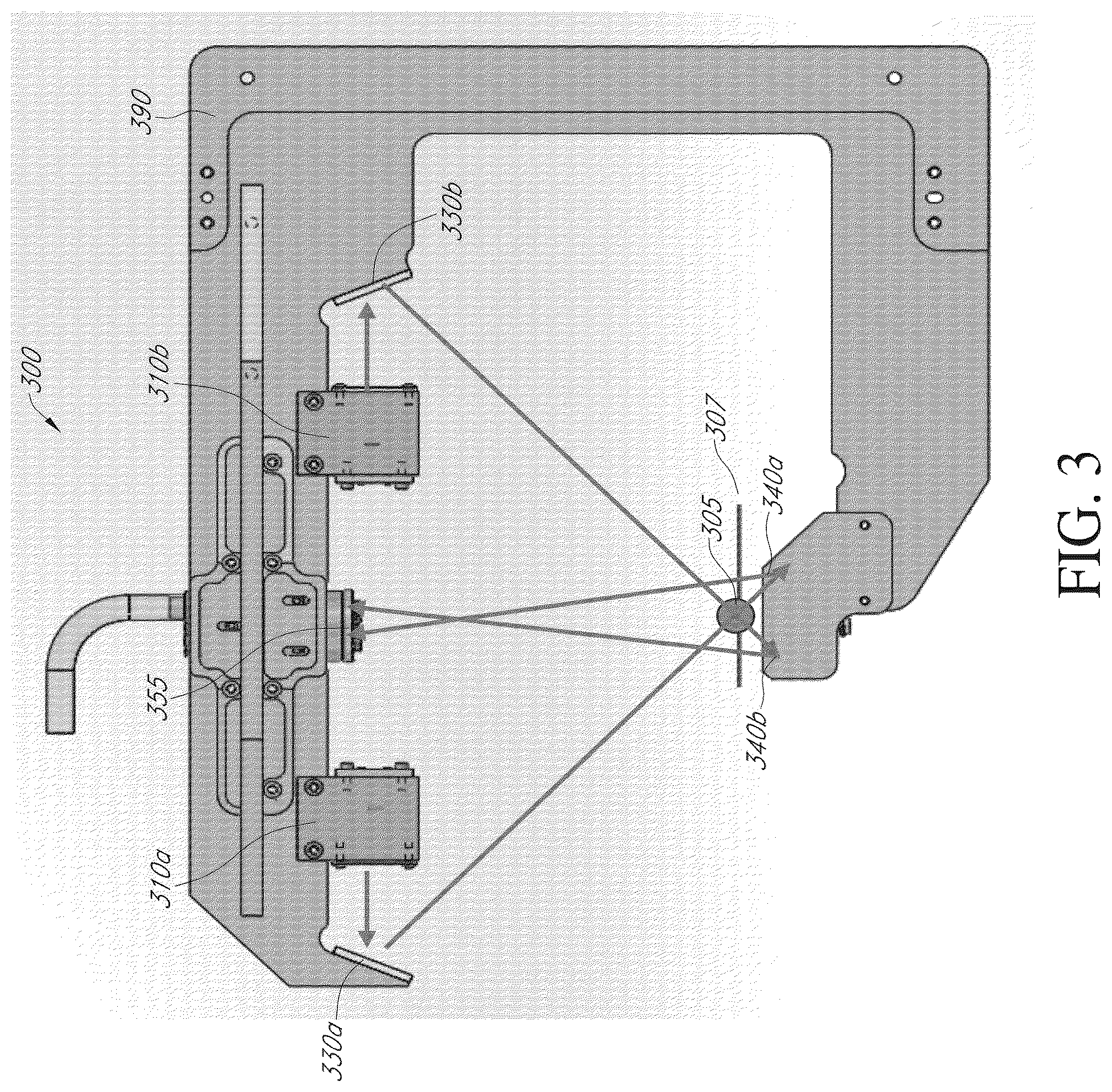 Patent US12581050 Figure 3 – Optical assemblies for machine vision calibration