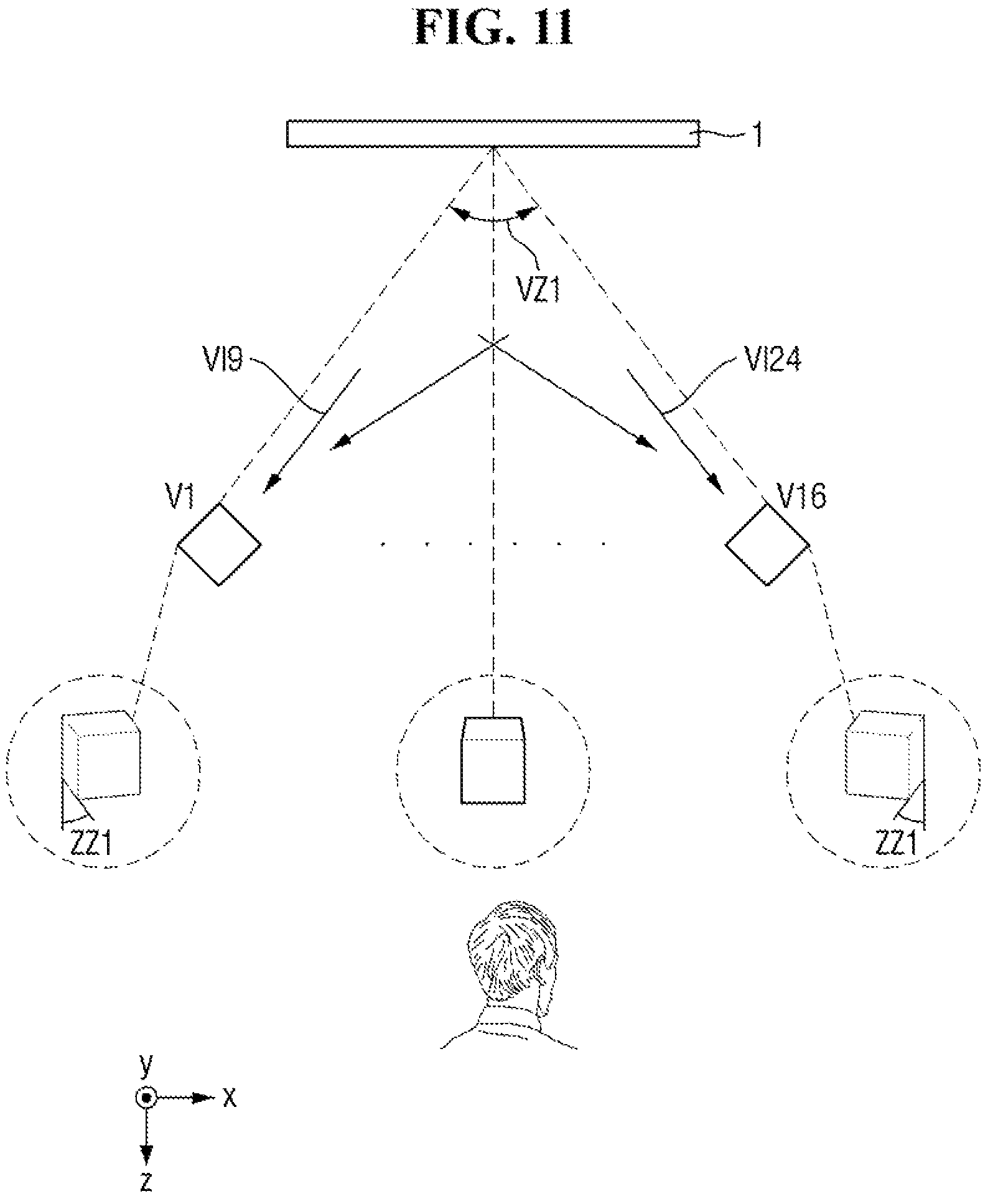 Patent US12581051 Figure 11 – Display device and method for providing stereoscopic image the same