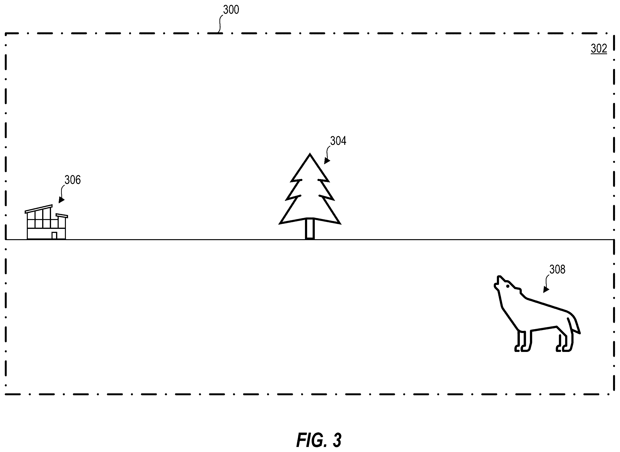 Patent US12581053 Figure 3 – Pass-through zoom mode for head-mounted displays