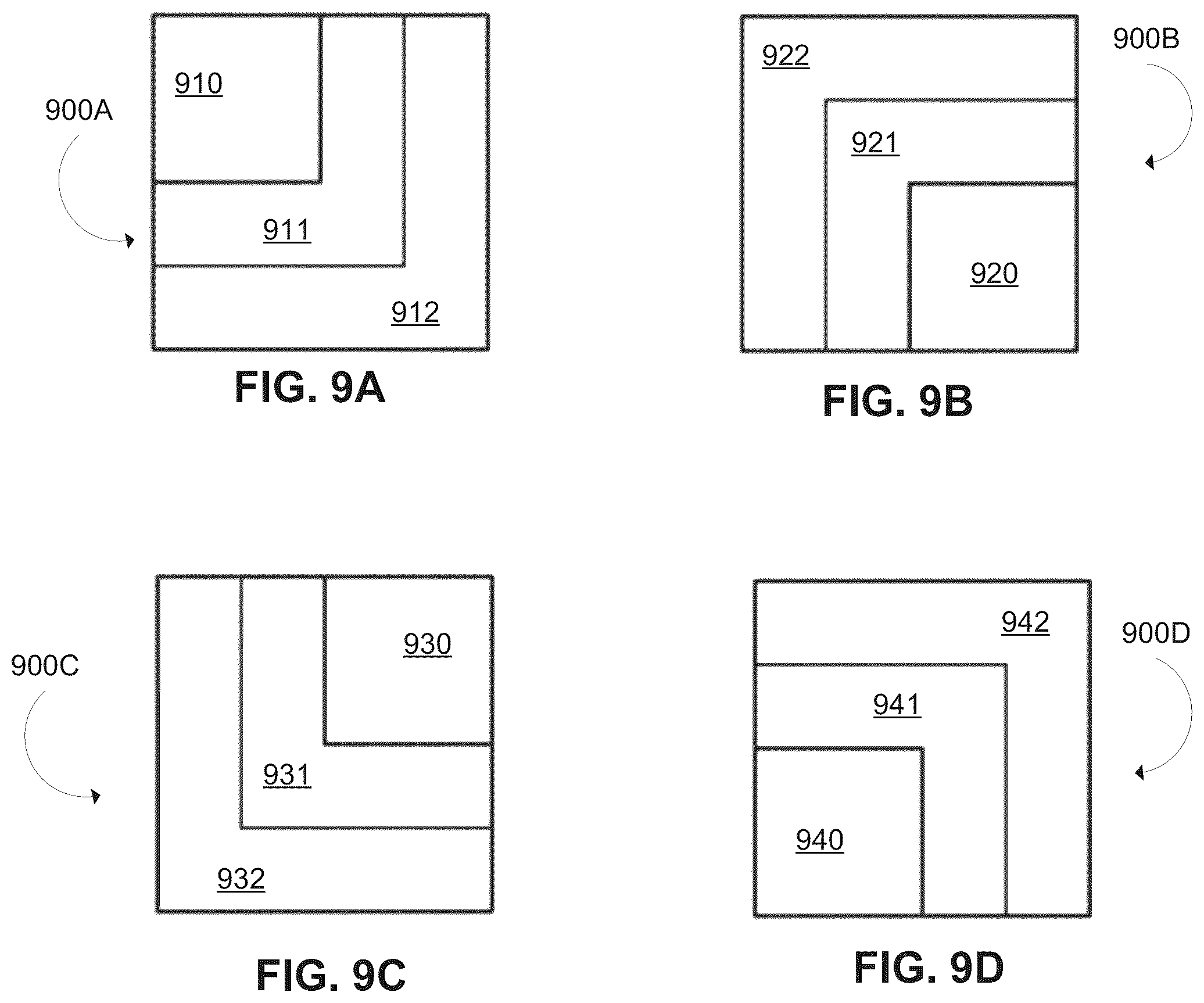 Patent US12581072 Figure 9 – L-type partitioning tree