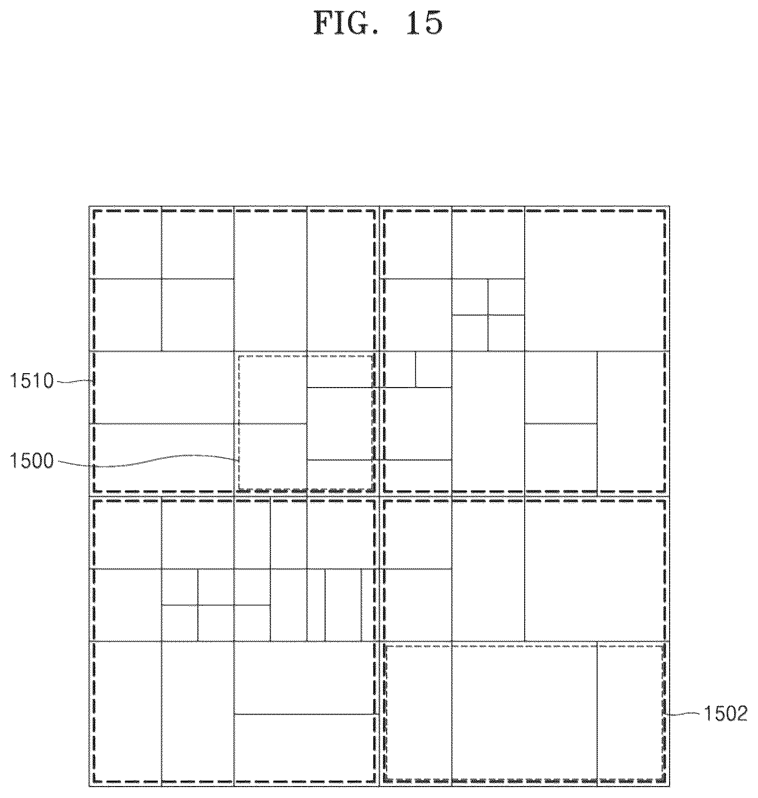 Patent US12581088 Figure 19 – Image encoding and decoding of chroma block using luma block
