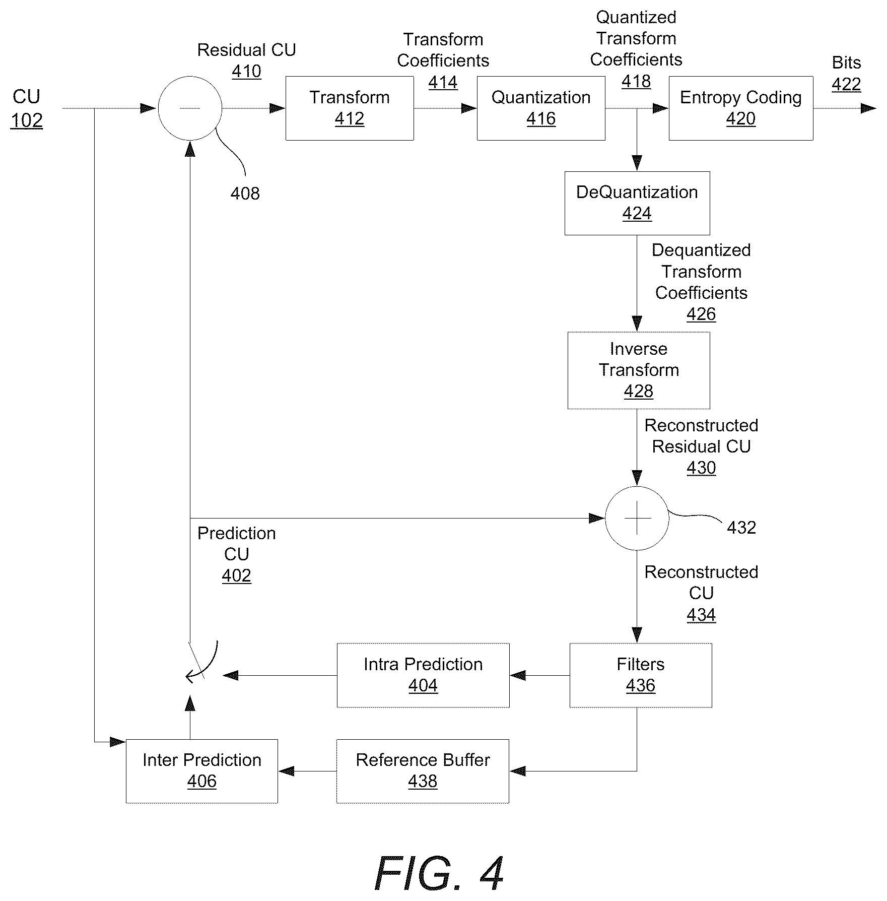 Patent US12581107 Figure 3 – System processing partitioned coded video