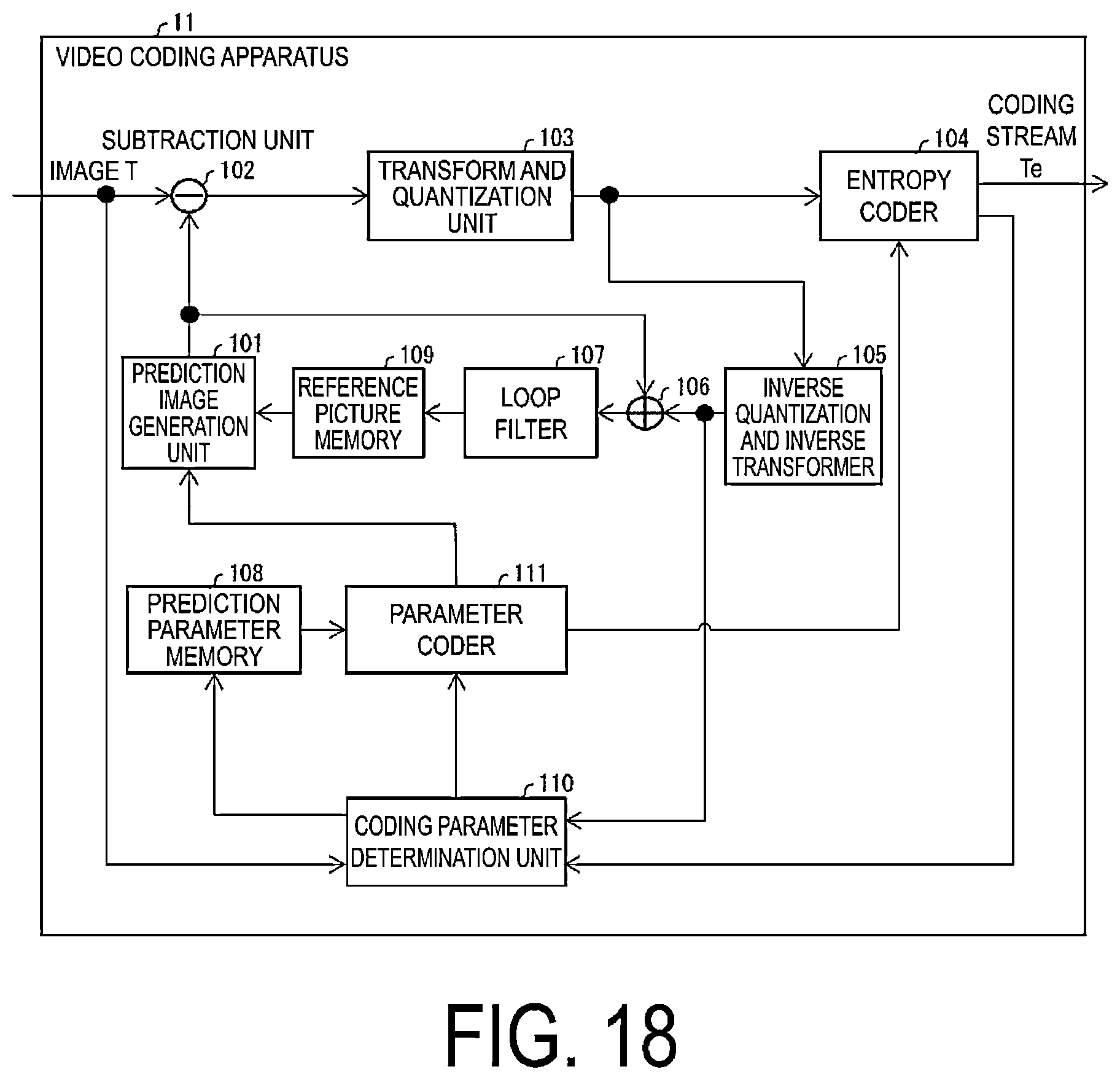 Patent US12581110 Figure 18 – Video decoding apparatus and video decoding method